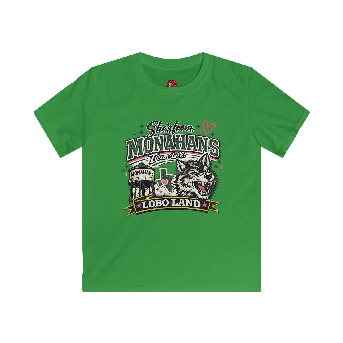 Kids Tee - Monahans Lobo Land Graphic