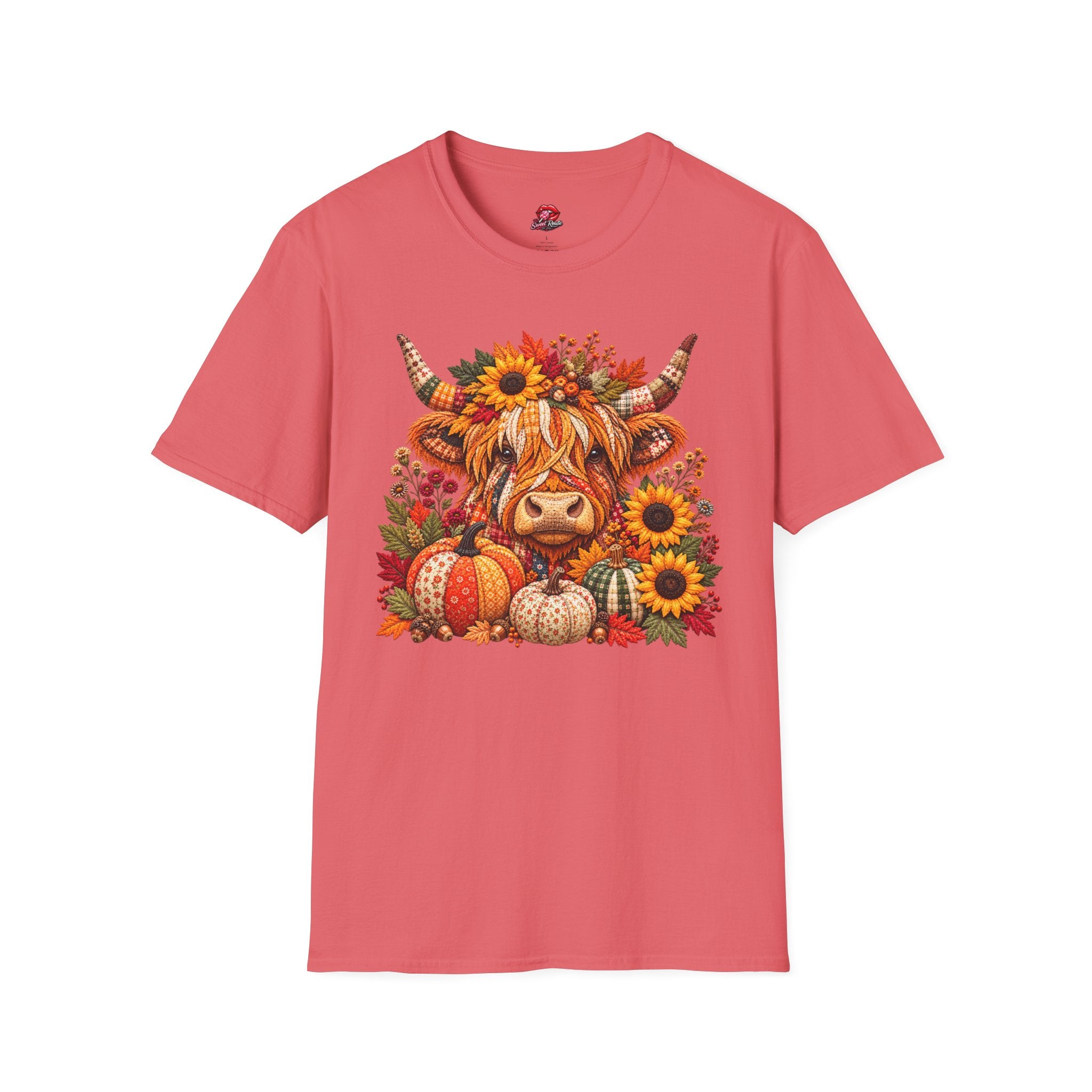Autumn Highland Cow T‑Shirt