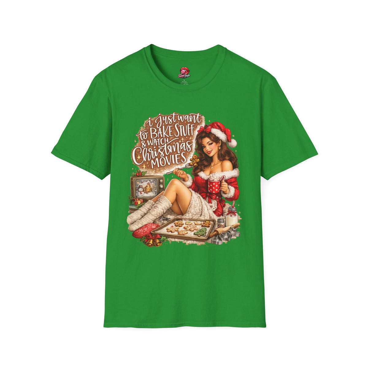 I Just Want to Bake Stuff & Watch Christmas Movies T-Shirt