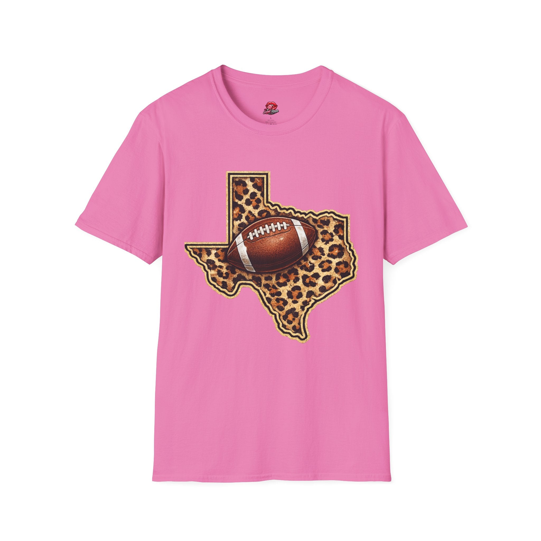 Texas Leopard Football T-Shirt
