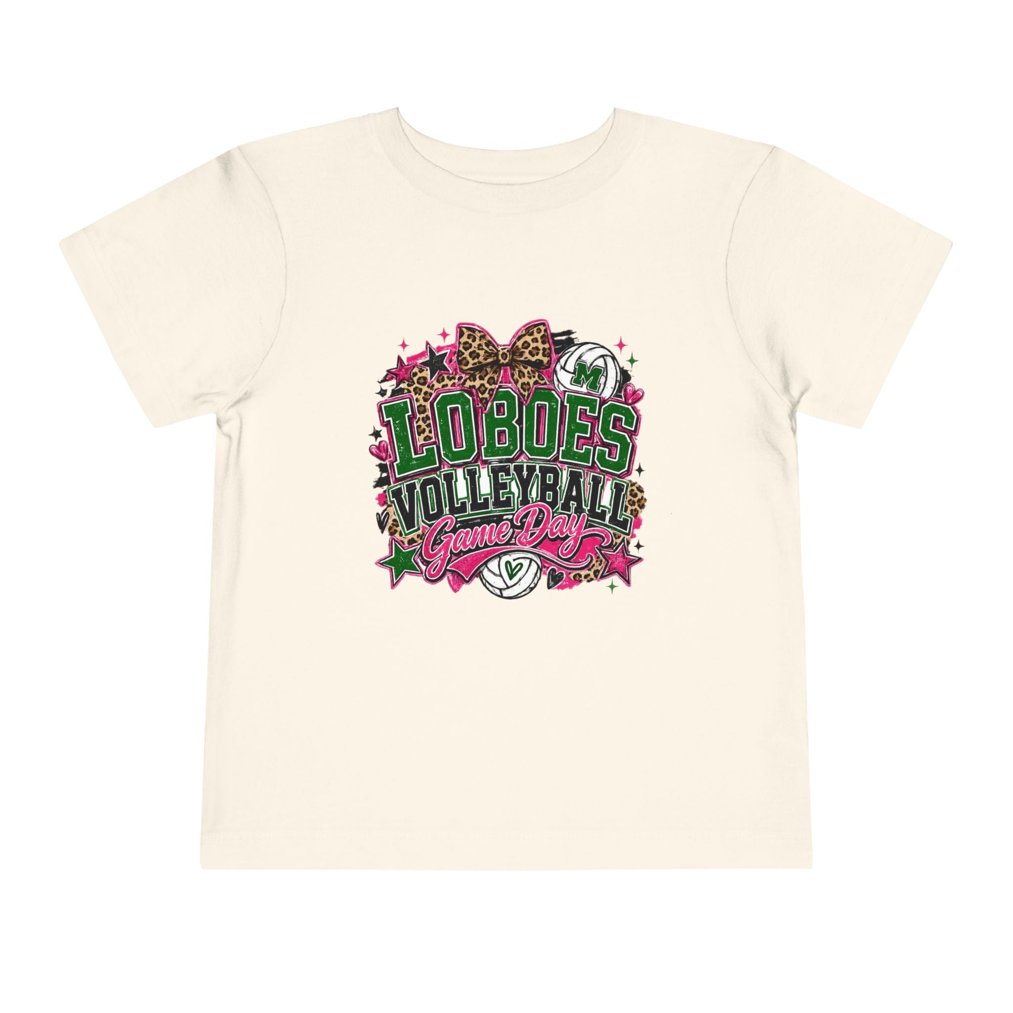 Toddler Loboes Volleyball Game Day Tee