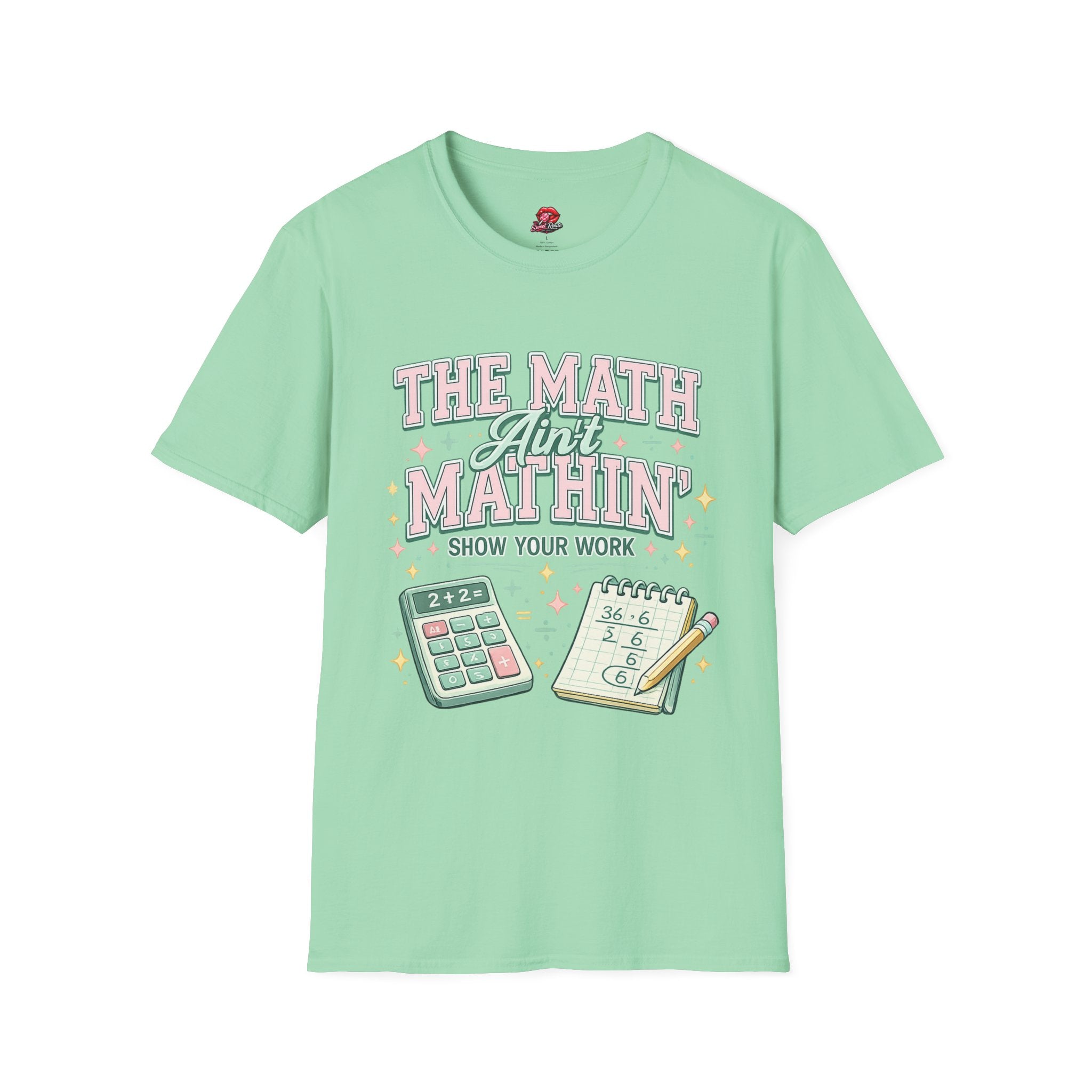 The Math Ain’t Mathin’ Teacher T-Shirt | Funny Math Teacher Graphic Tee | Retro Classroom Shirt | Back to School Gift