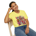 Cute Sports College T-Shirt | Cheer & Football Game Day Graphic Tee | Pink Coquette Sports Shirt