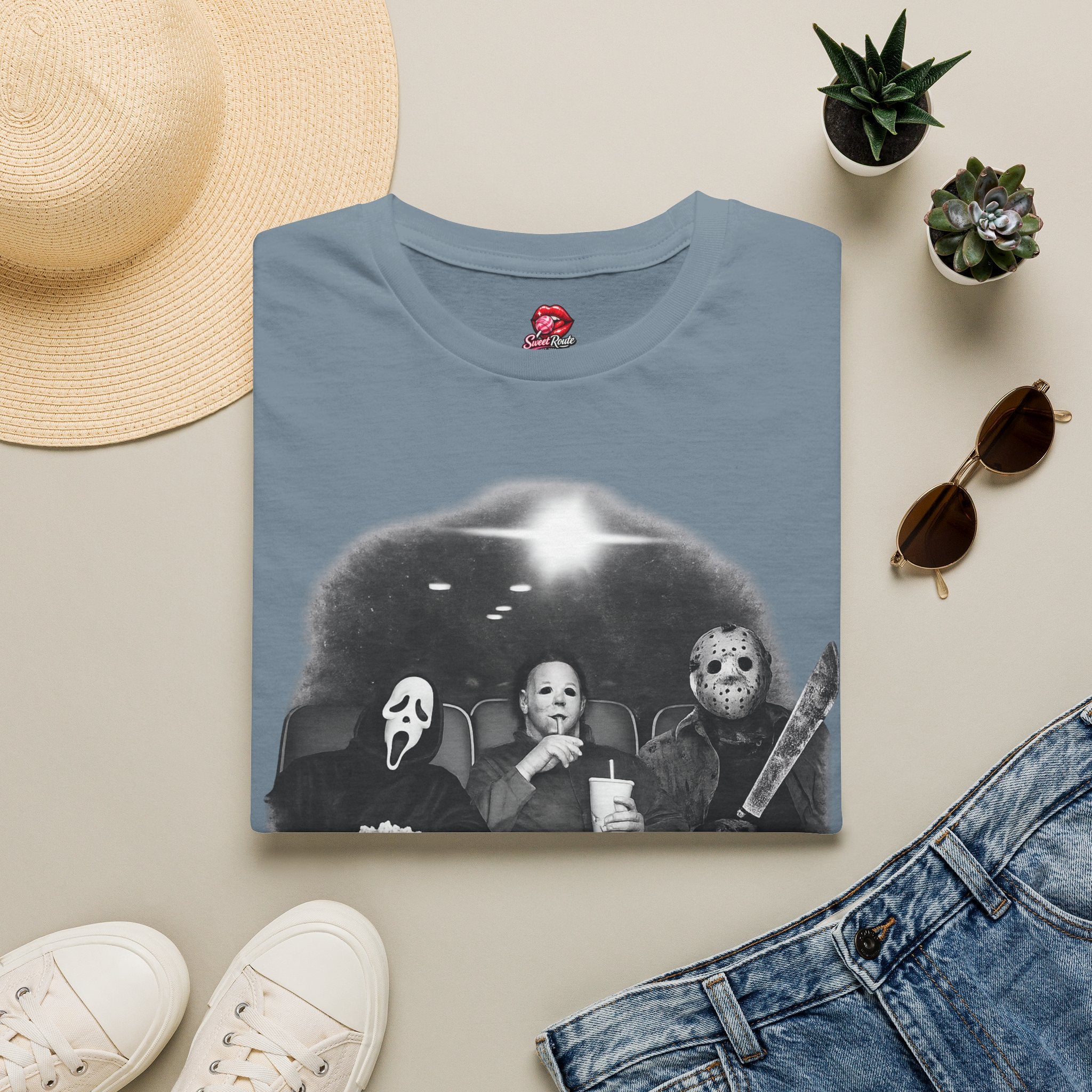 Horror Icons Movie Night T-Shirt