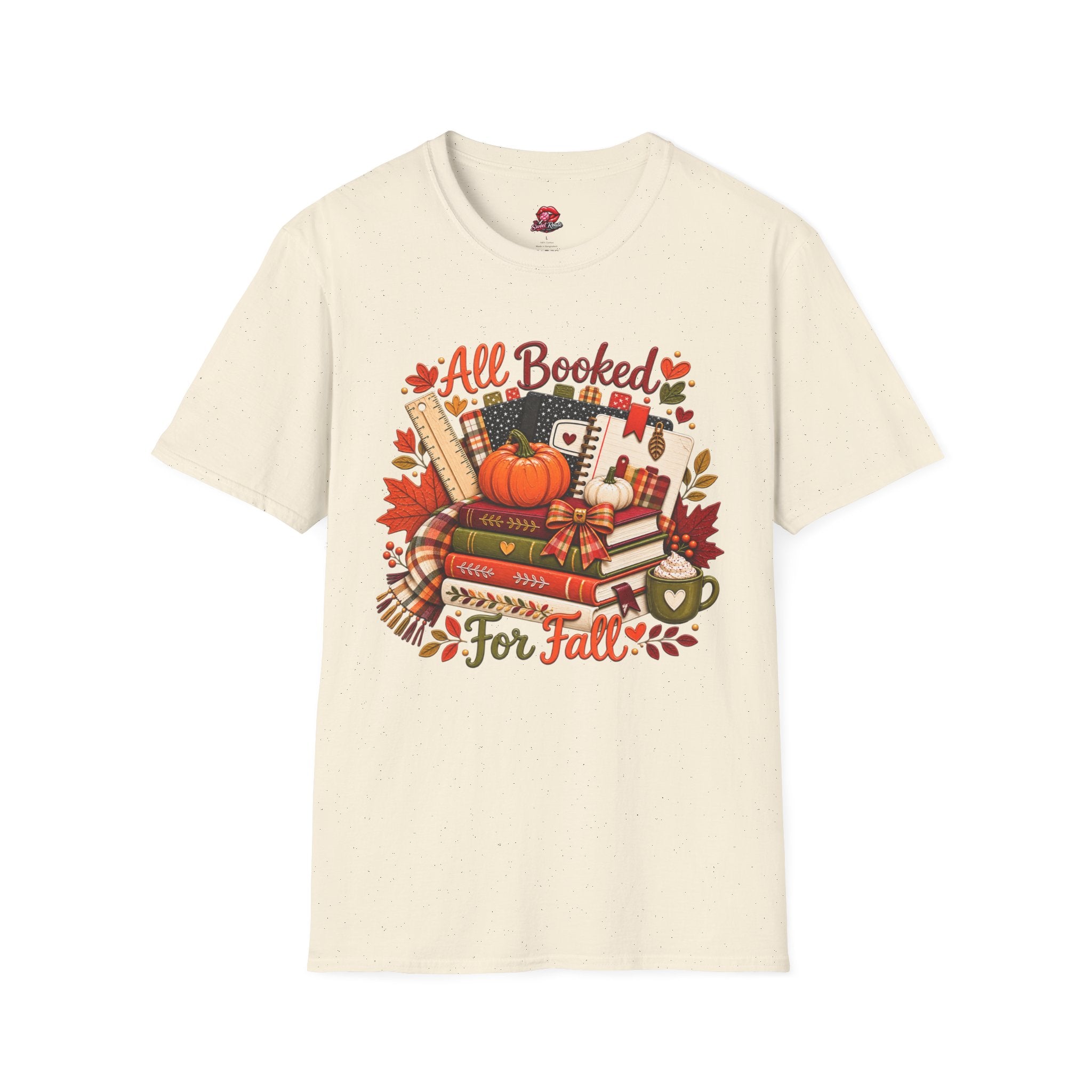 Cozy Autumn All Booked For Fall Tee