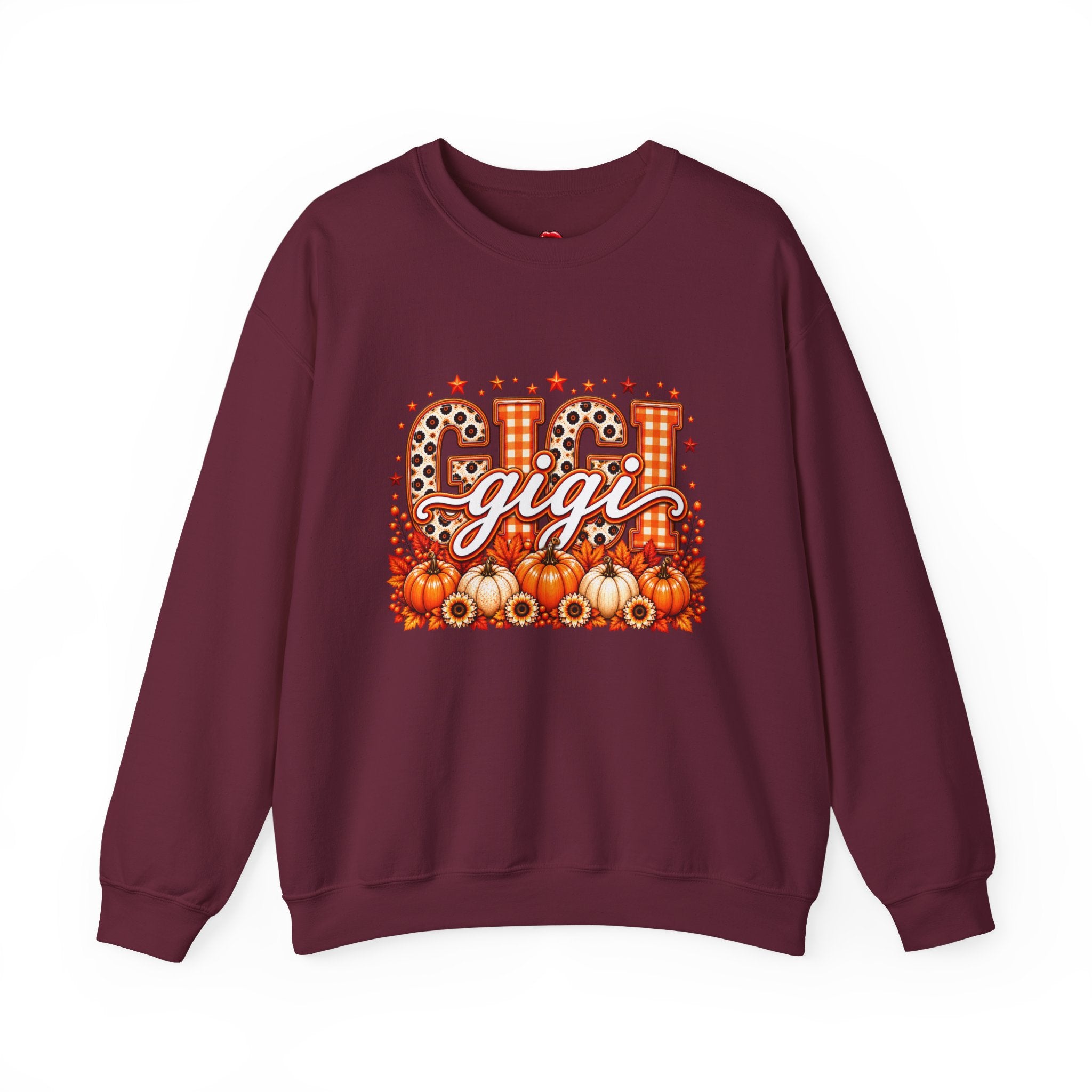 Gigi Fall Pumpkin Crewneck Sweatshirt