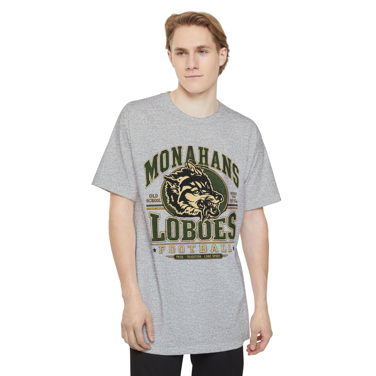 Monahans Loboes Football  Tall T-Shirt