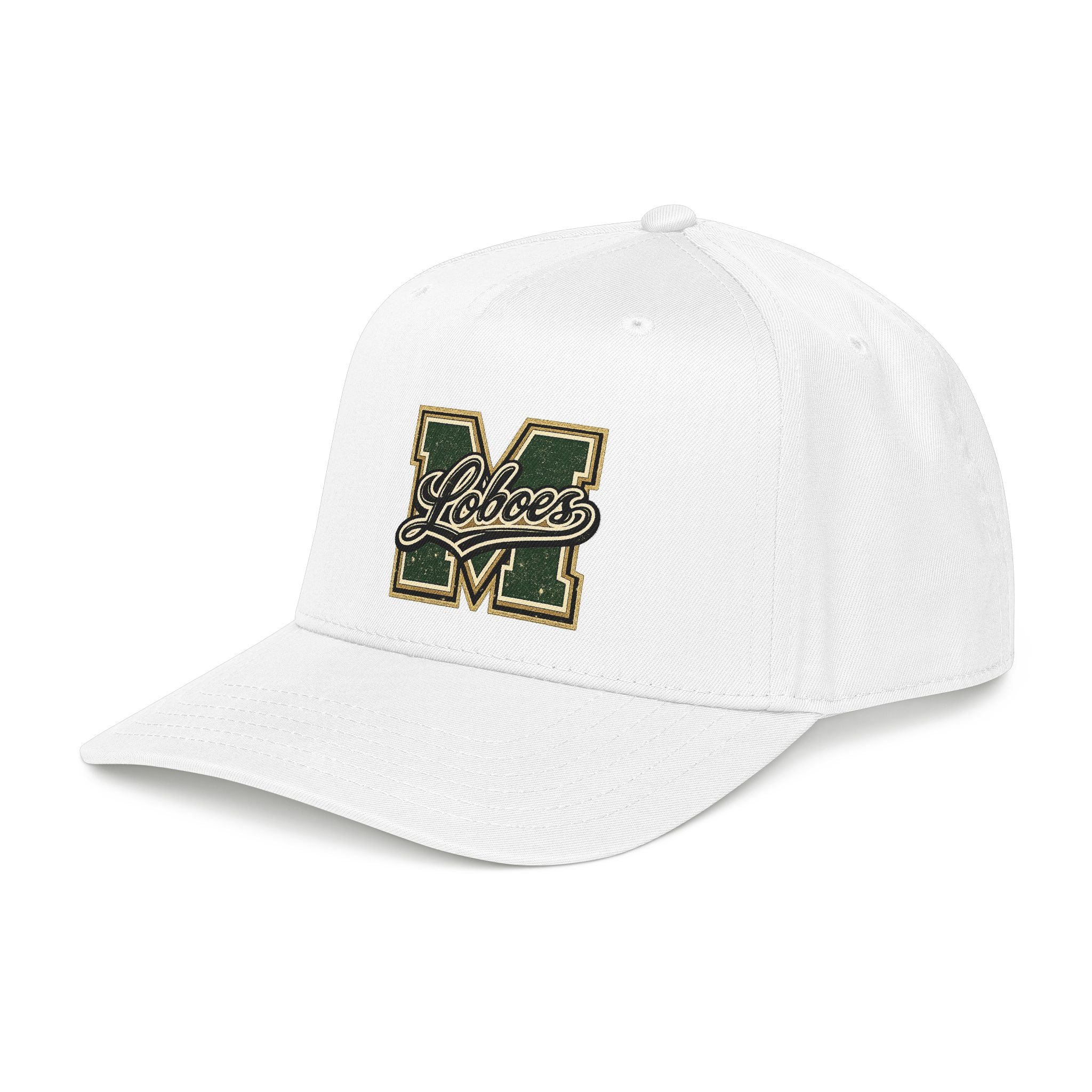 Loboes Vintage Letter M Mid-Profile Baseball Cap