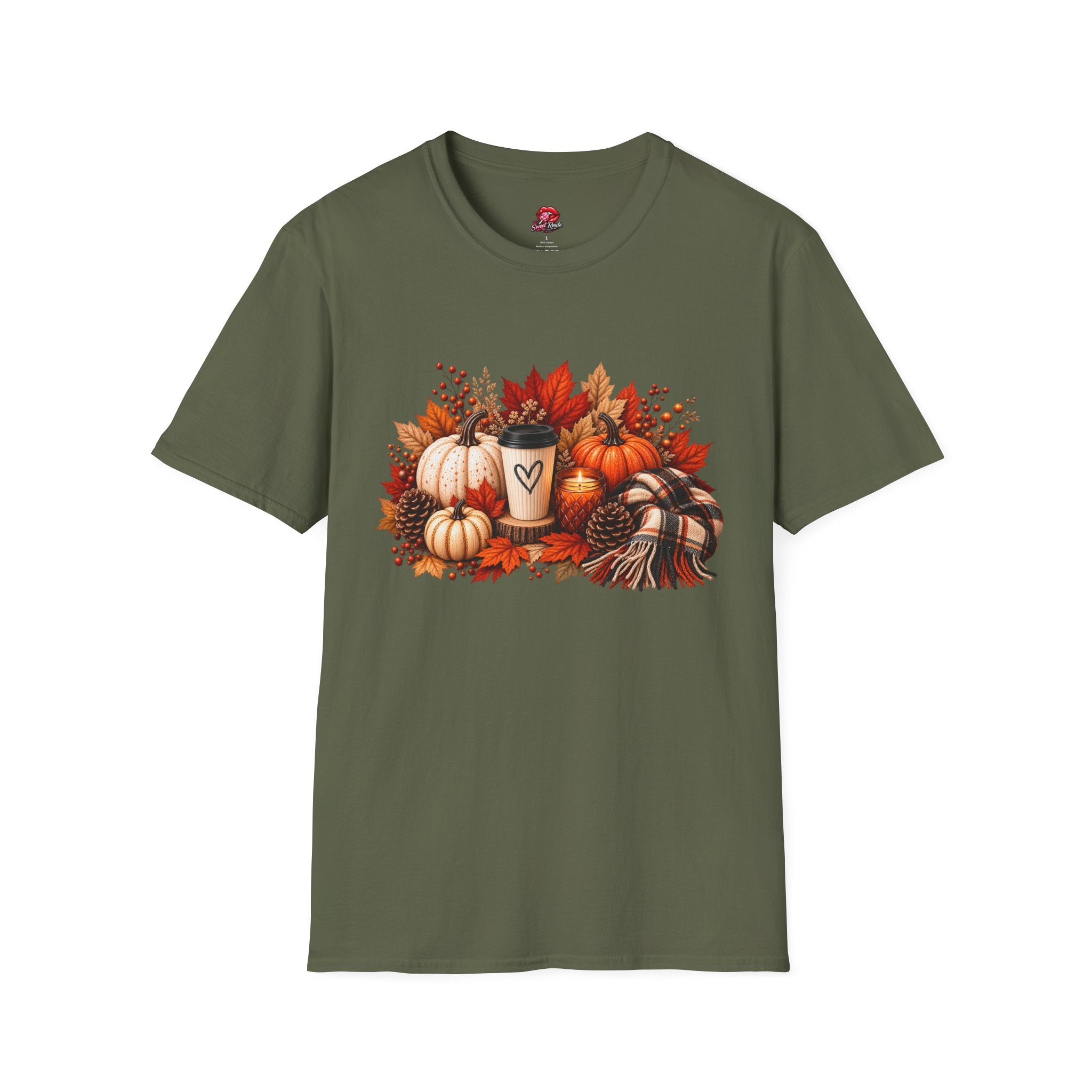 Autumn Coffee & Pumpkins T-Shirt