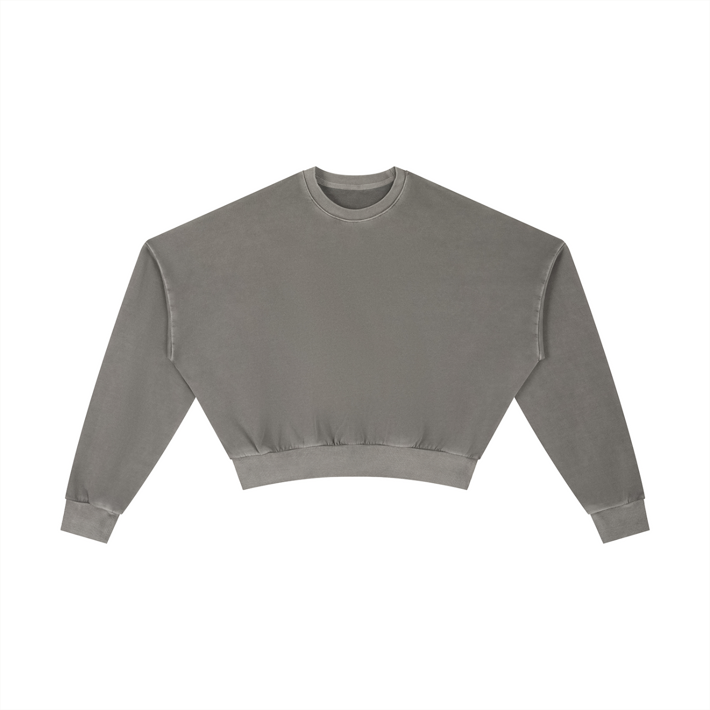 Sweet Route Vintage Washed Cropped Sweatshirt