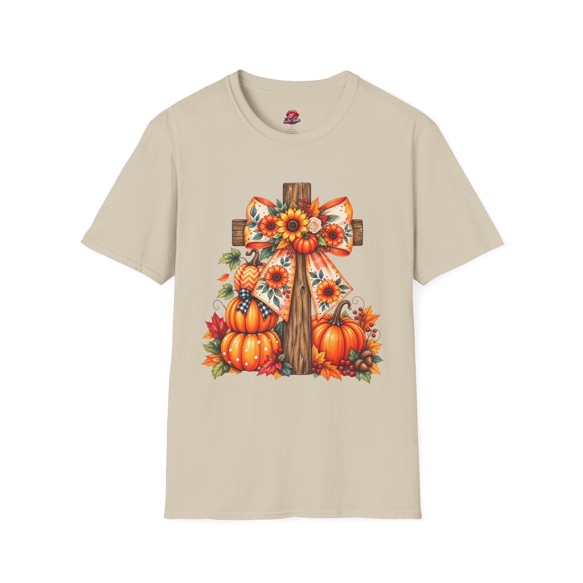 Autumn Sunflower Faith Harvest Tee