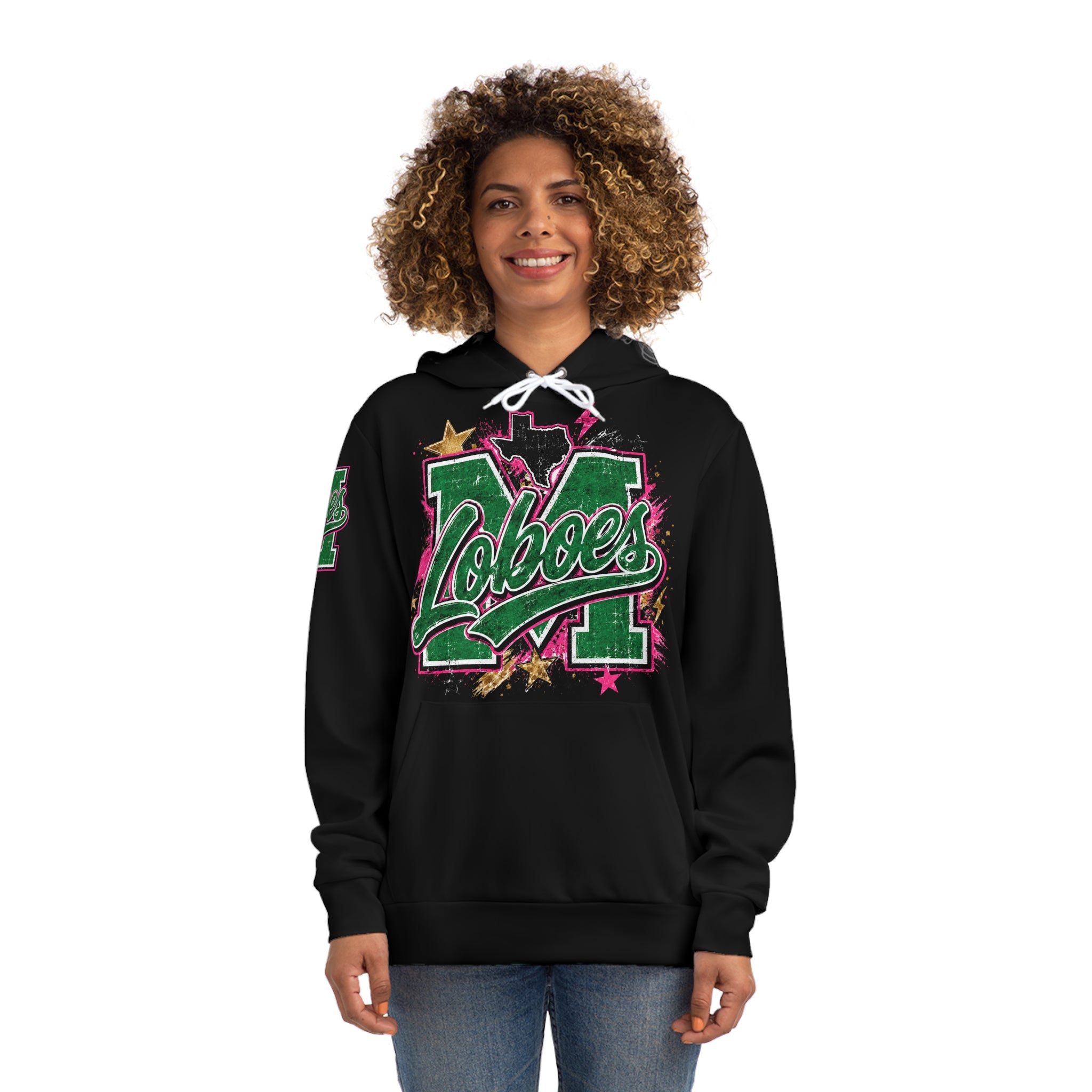 Loboes Script Letterman Hoodie