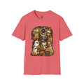 Halloween Character Collage Graphic T-Shirt