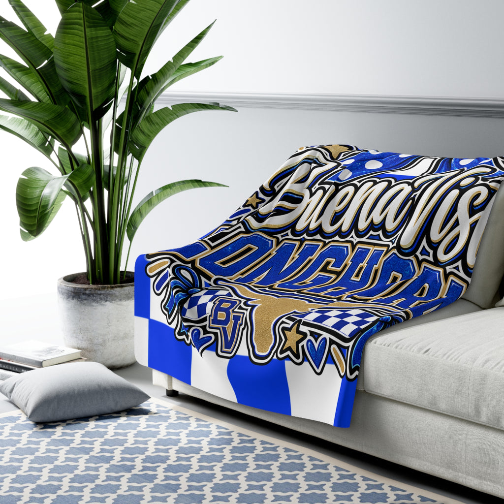Buena Vista Longhorns Sherpa Blanket