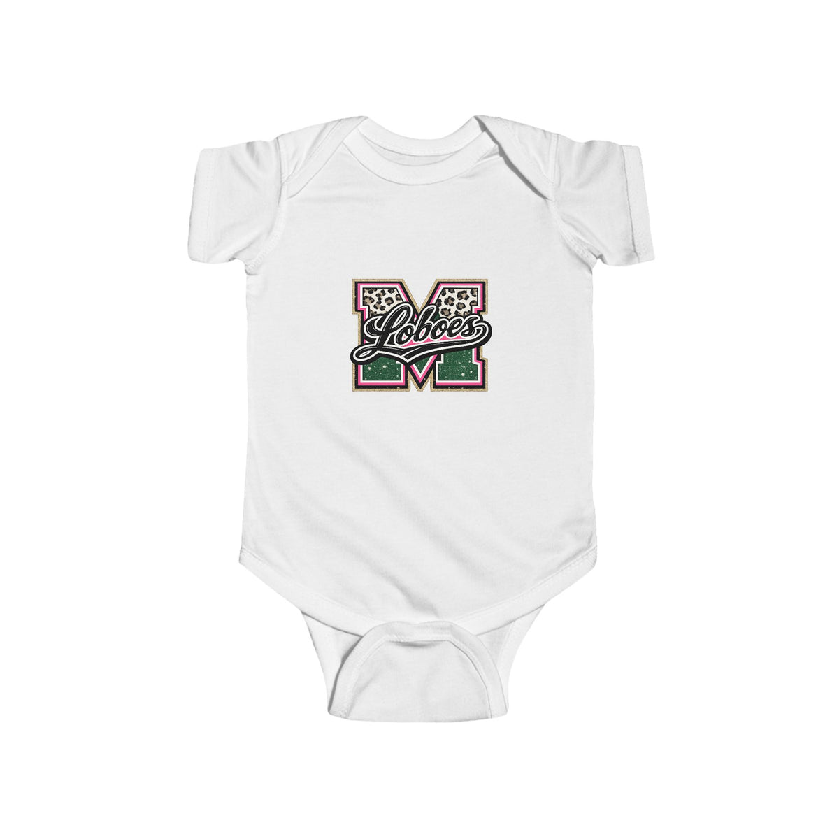 Infant Bodysuit with Varsity Letterman M