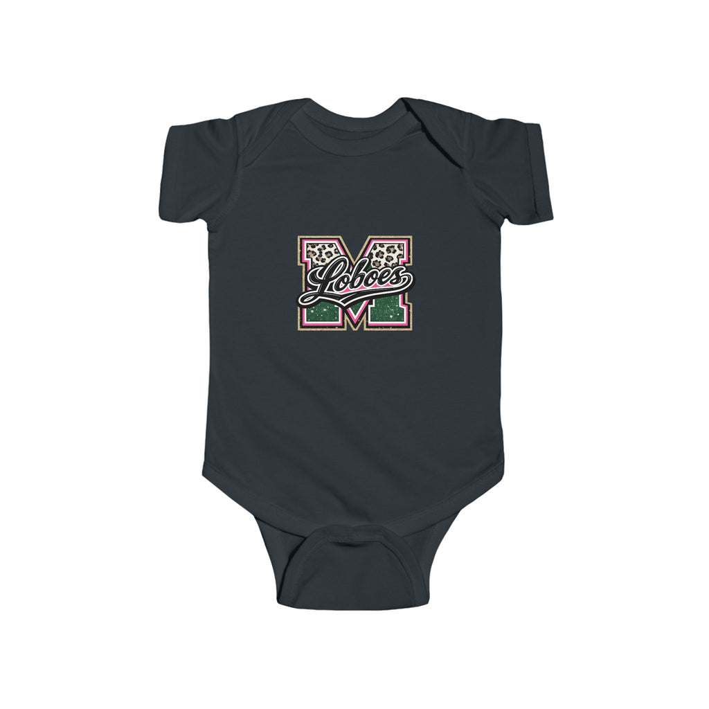 Infant Bodysuit with Varsity Letterman M