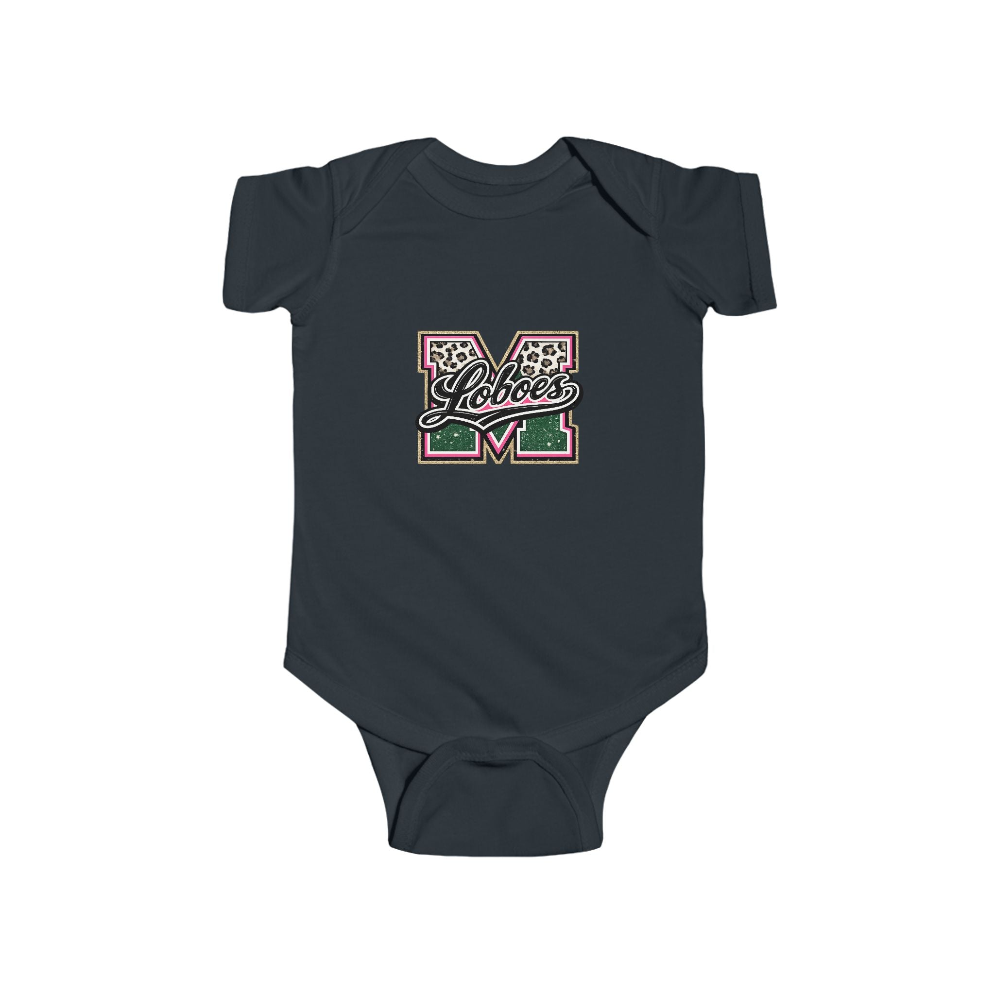 Infant Bodysuit with Varsity Letterman M