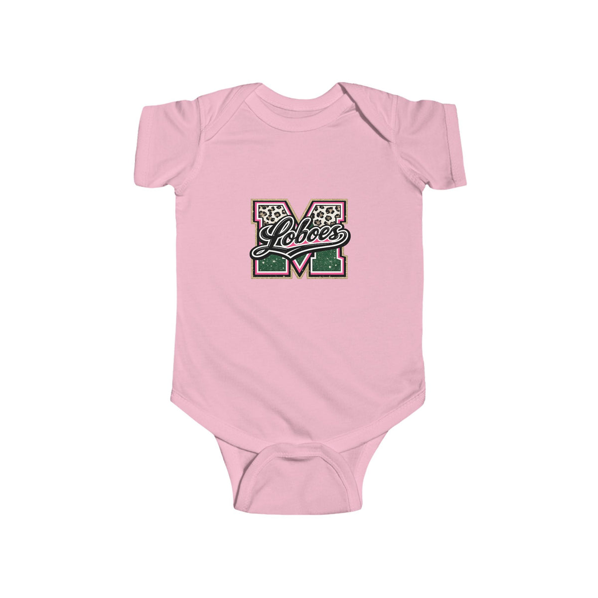 Infant Bodysuit with Varsity Letterman M