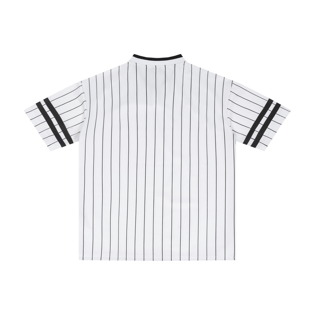 Sweet Route Unisex Striped Loose V-Neck T-Shirt
