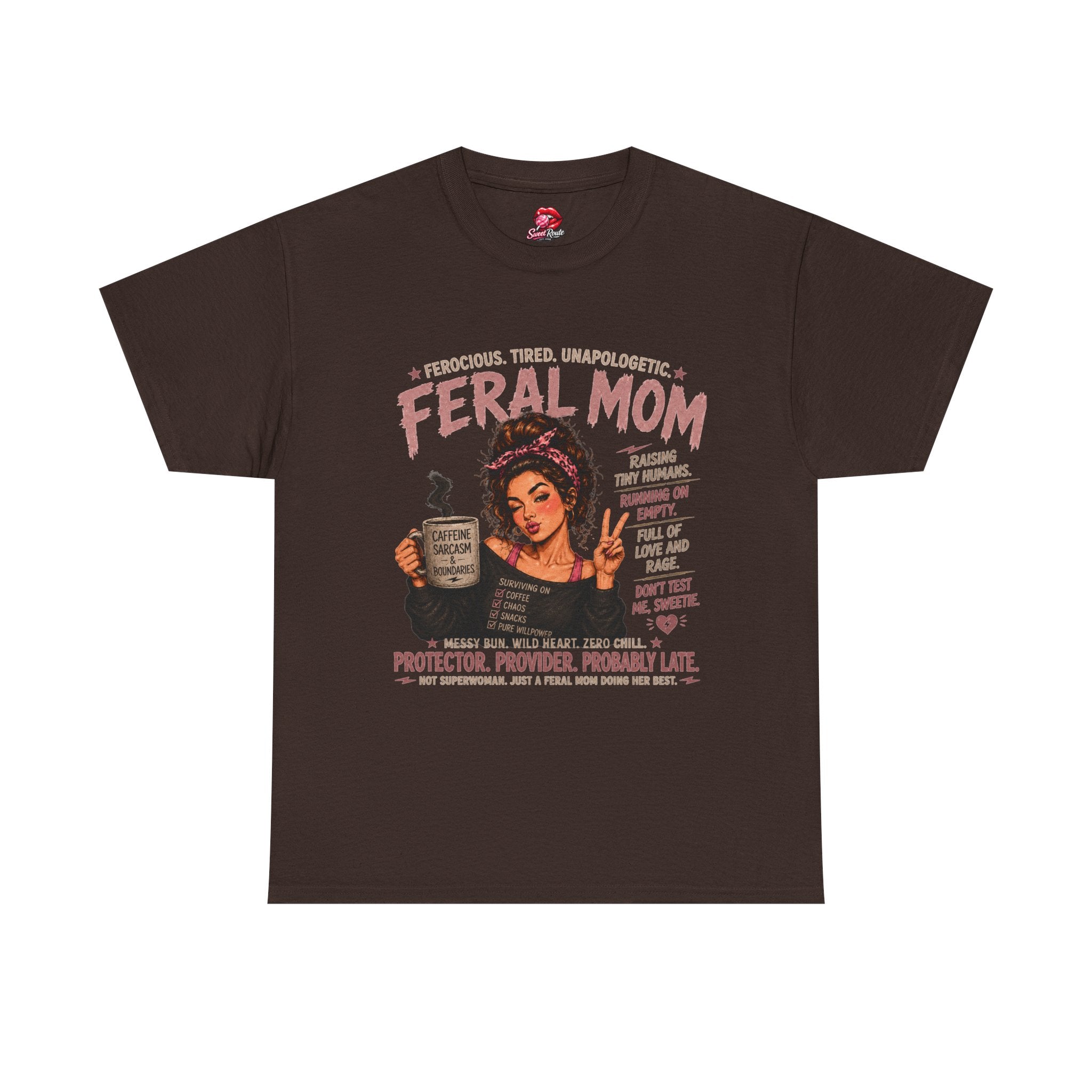 Feral Mom graphic tee