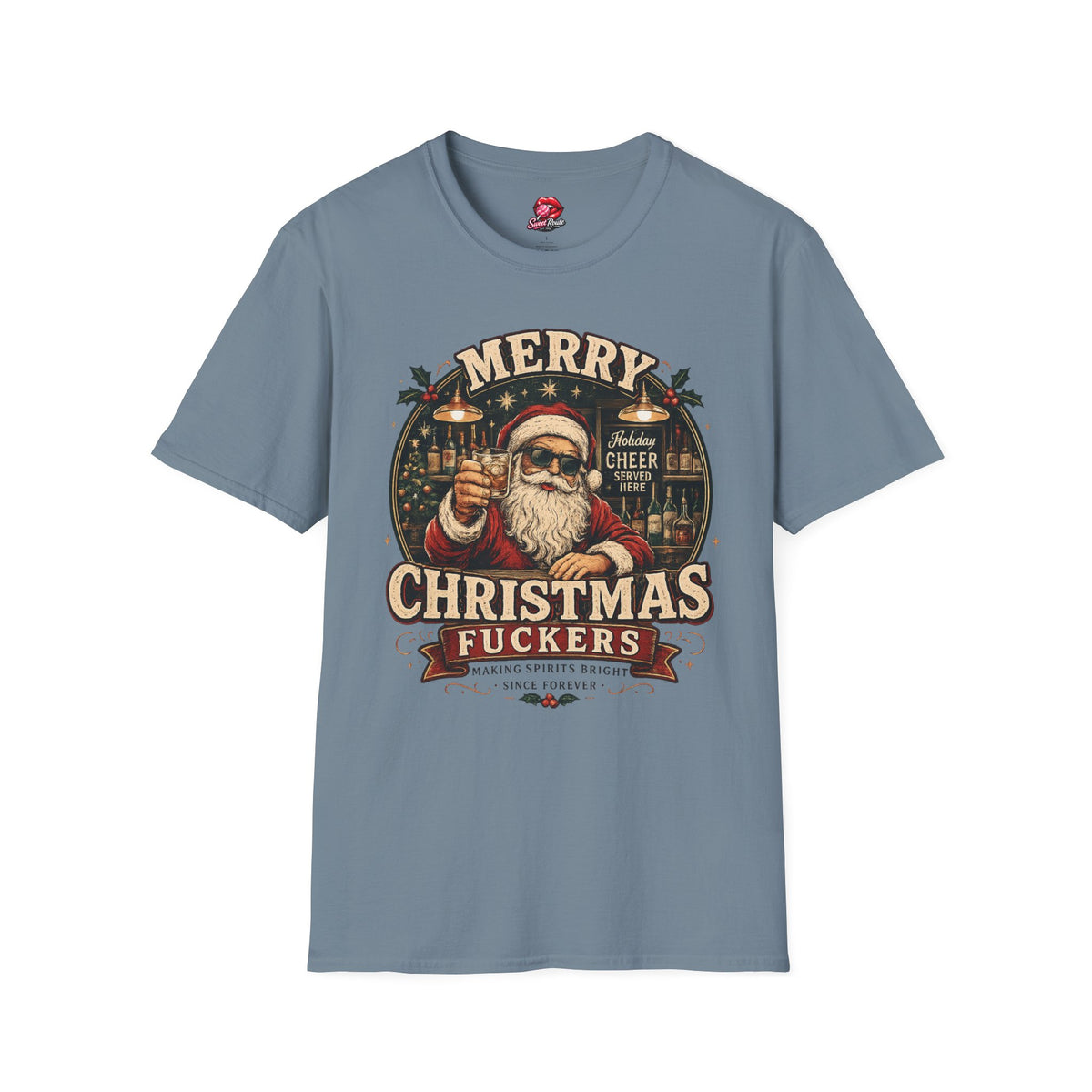 Merry Christmas Santa Illustration T-Shirt