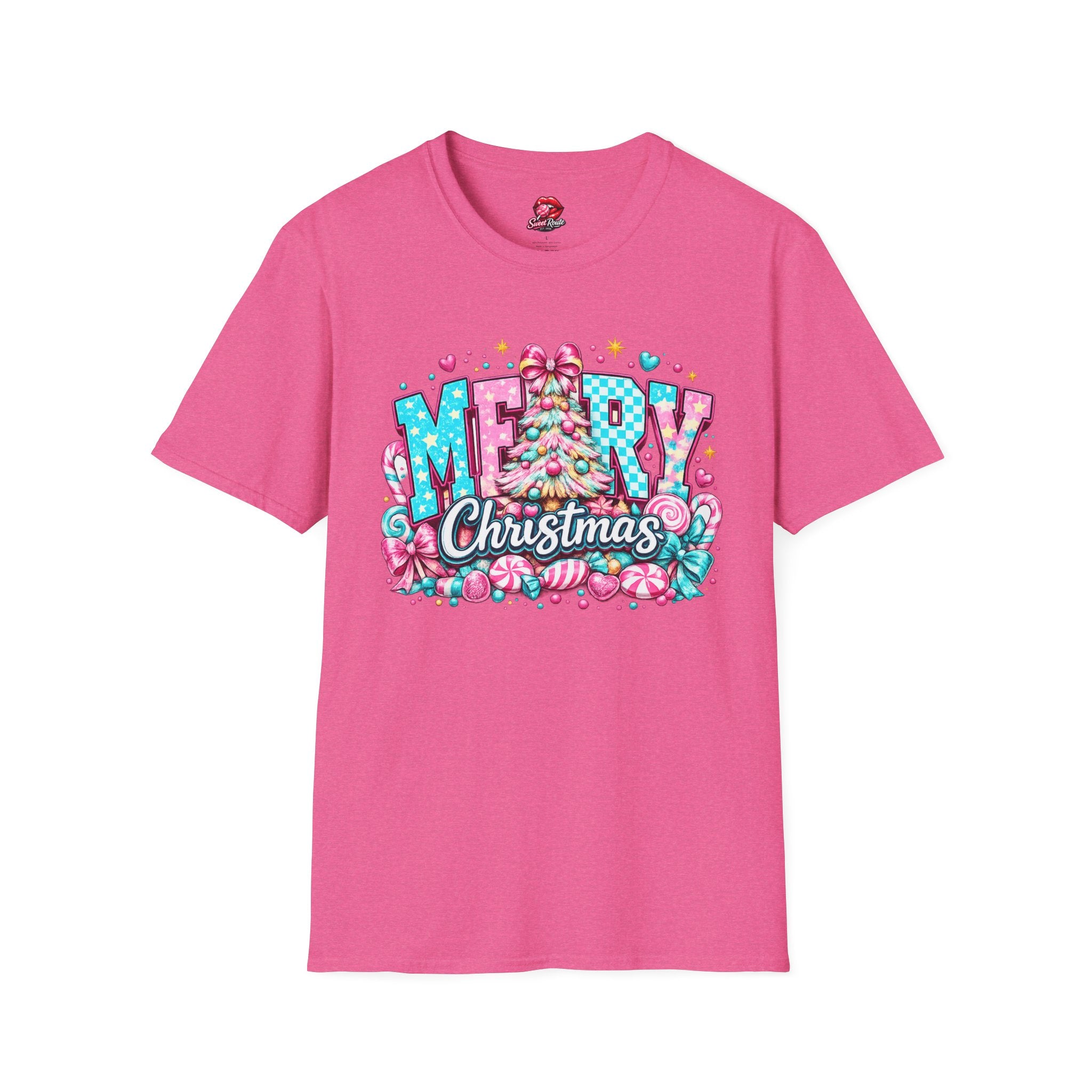 Merry Christmas candy tree T-Shirt