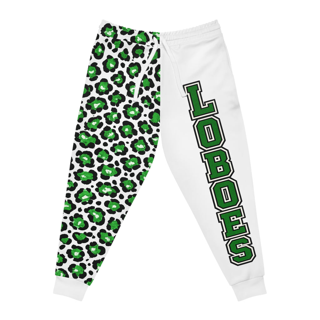 Loboes Green Leopard Athletic Joggers