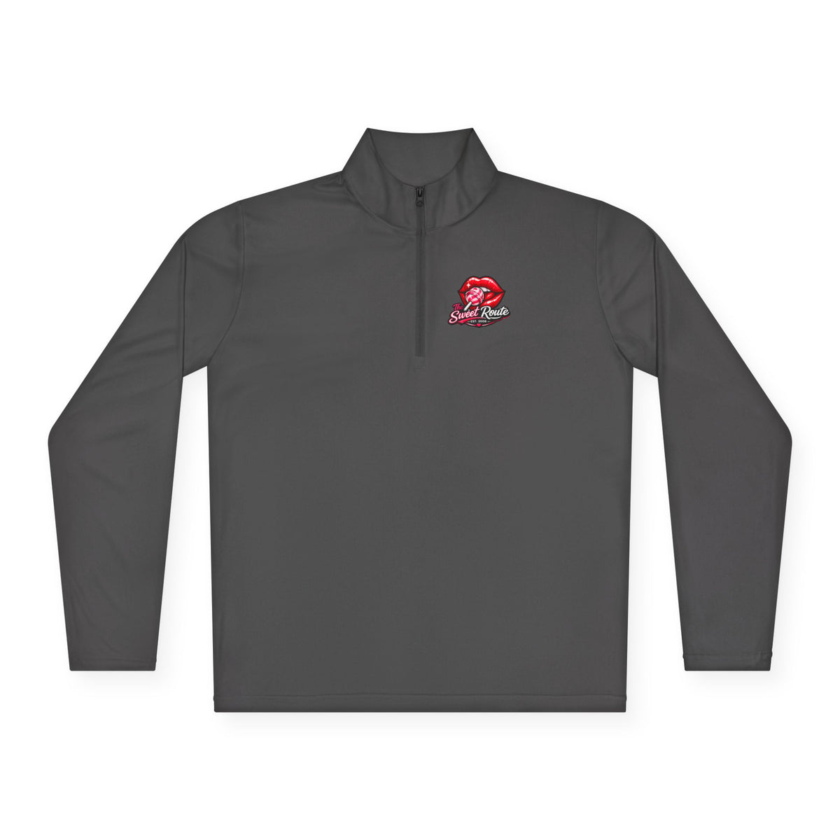 Sweet Route Logo Quarter-Zip Pullover