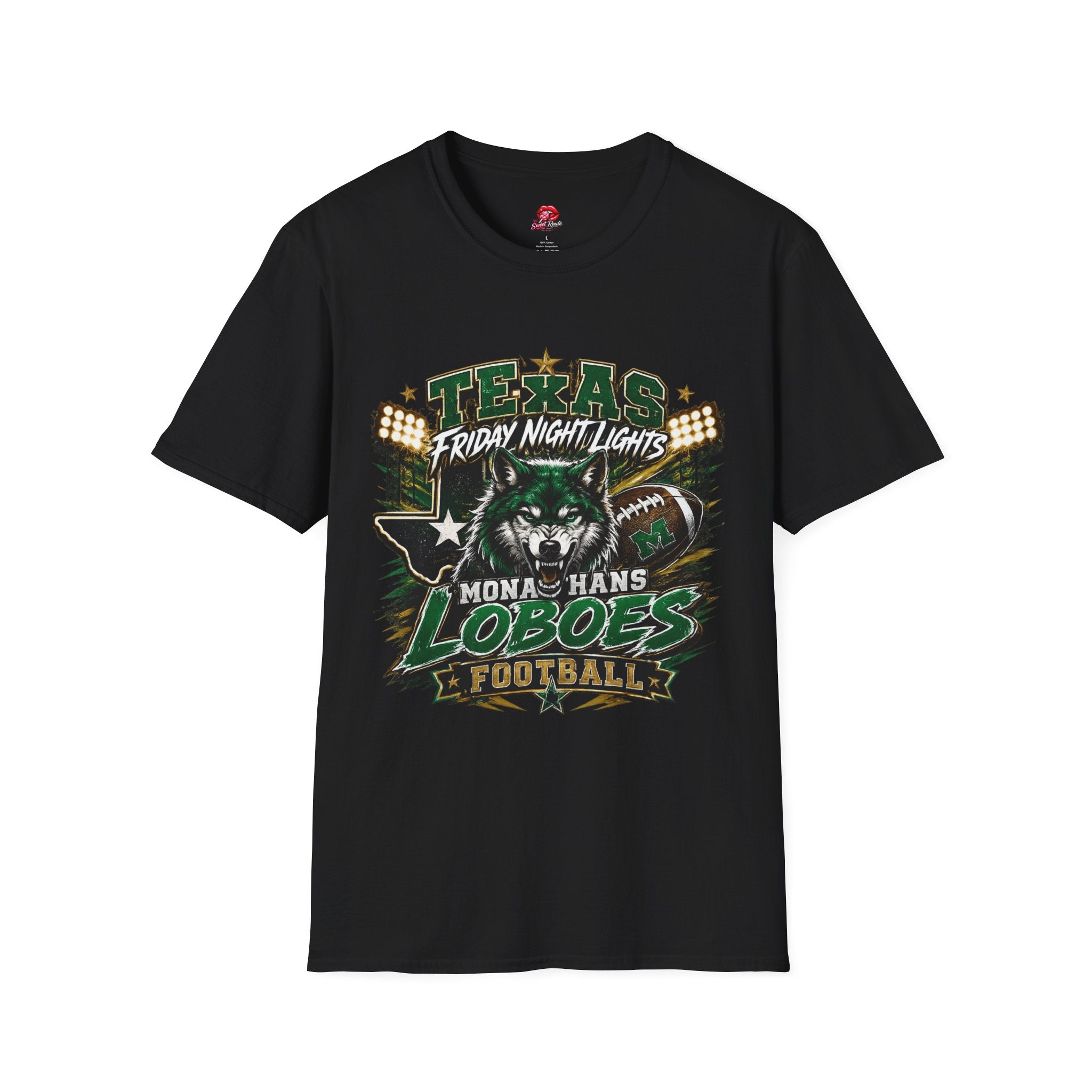 Texas Friday Night Lights Loboes Football T-Shirt — Monahans Loboes Fan Tee