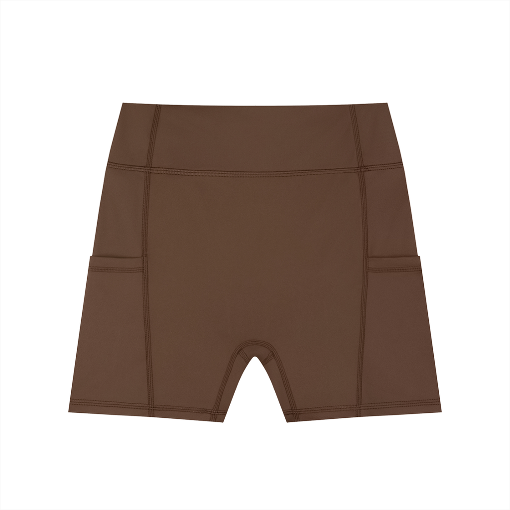 Sweet Route Women's High-Waisted Pocket Biker Shorts