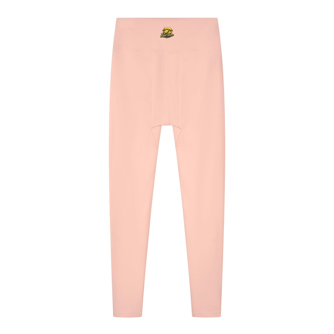 Sweet Route Women's Solid High Rise Leggings