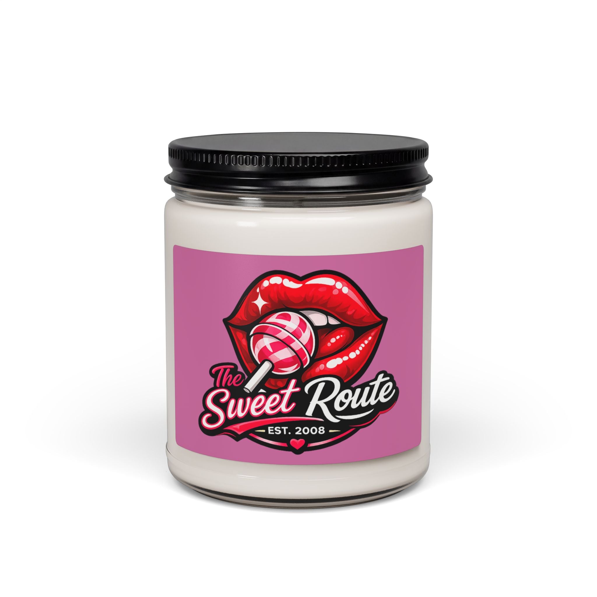 Sweet Route Logo Scented Soy Candle | 9oz Jar