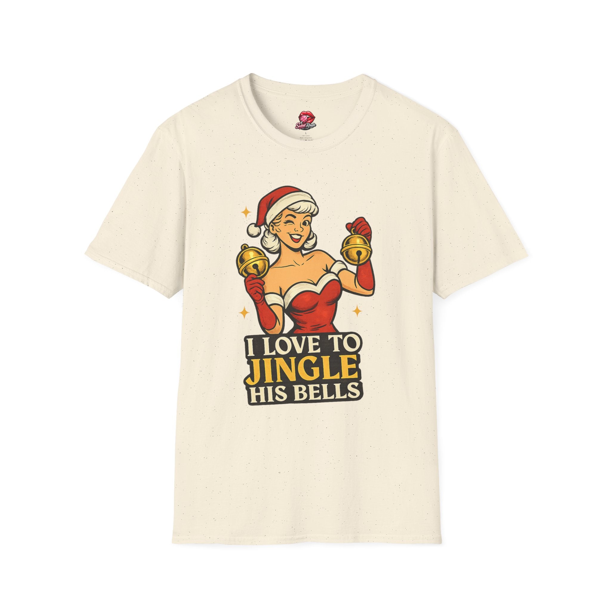 I Love to Jingle His Bells Funny Christmas Tee