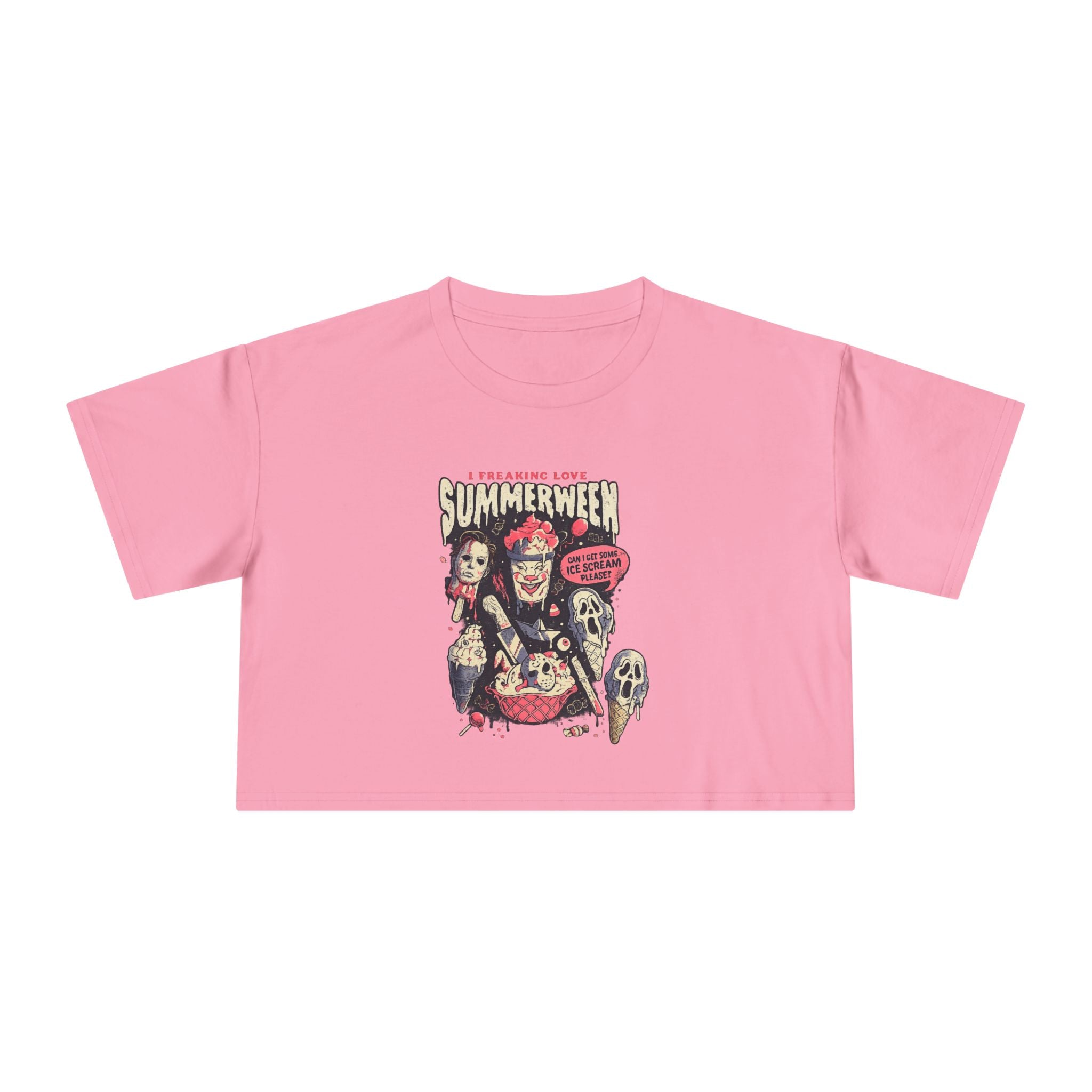 Summerween Horror Crop Top