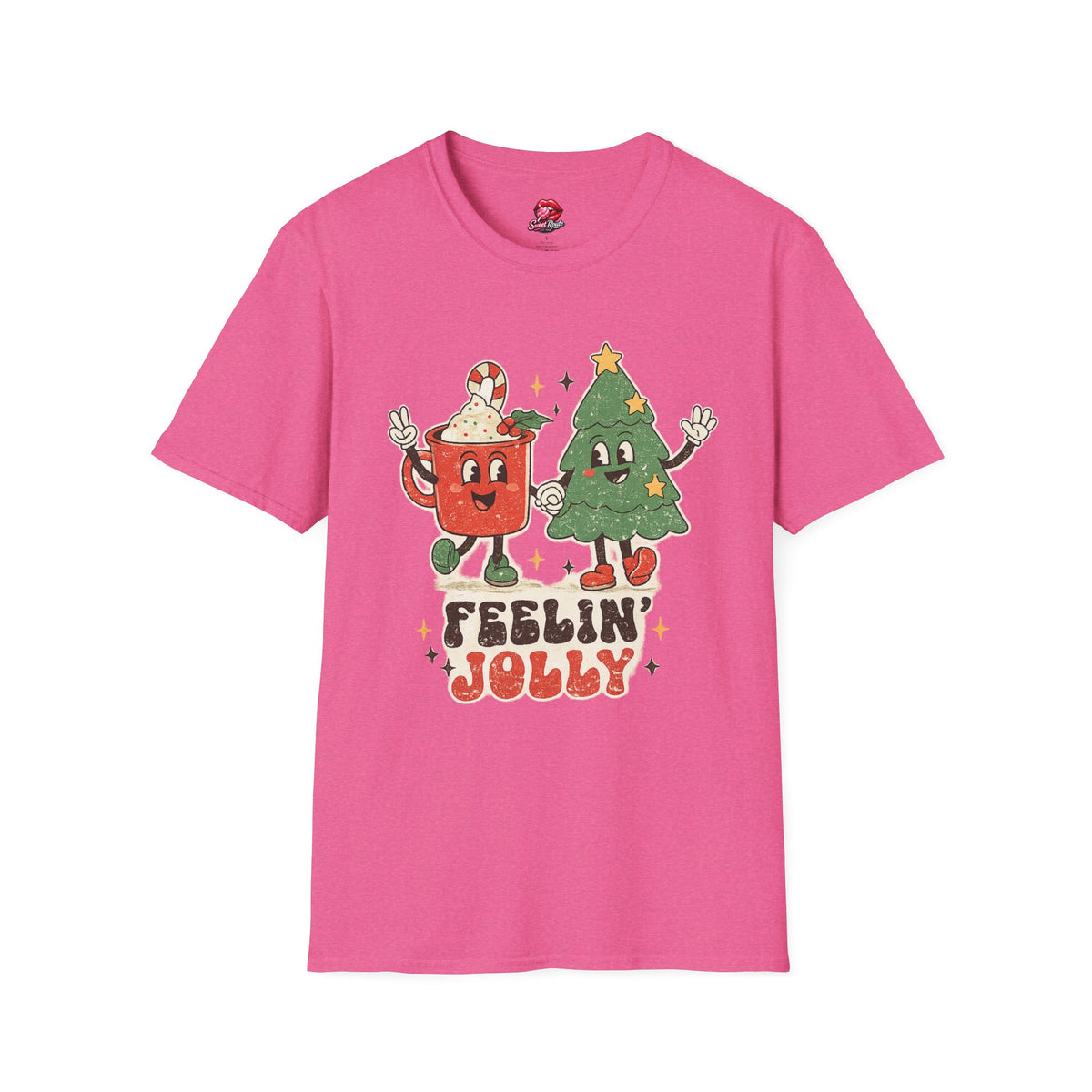 Feelin' Jolly mug and Christmas tree T-Shirt