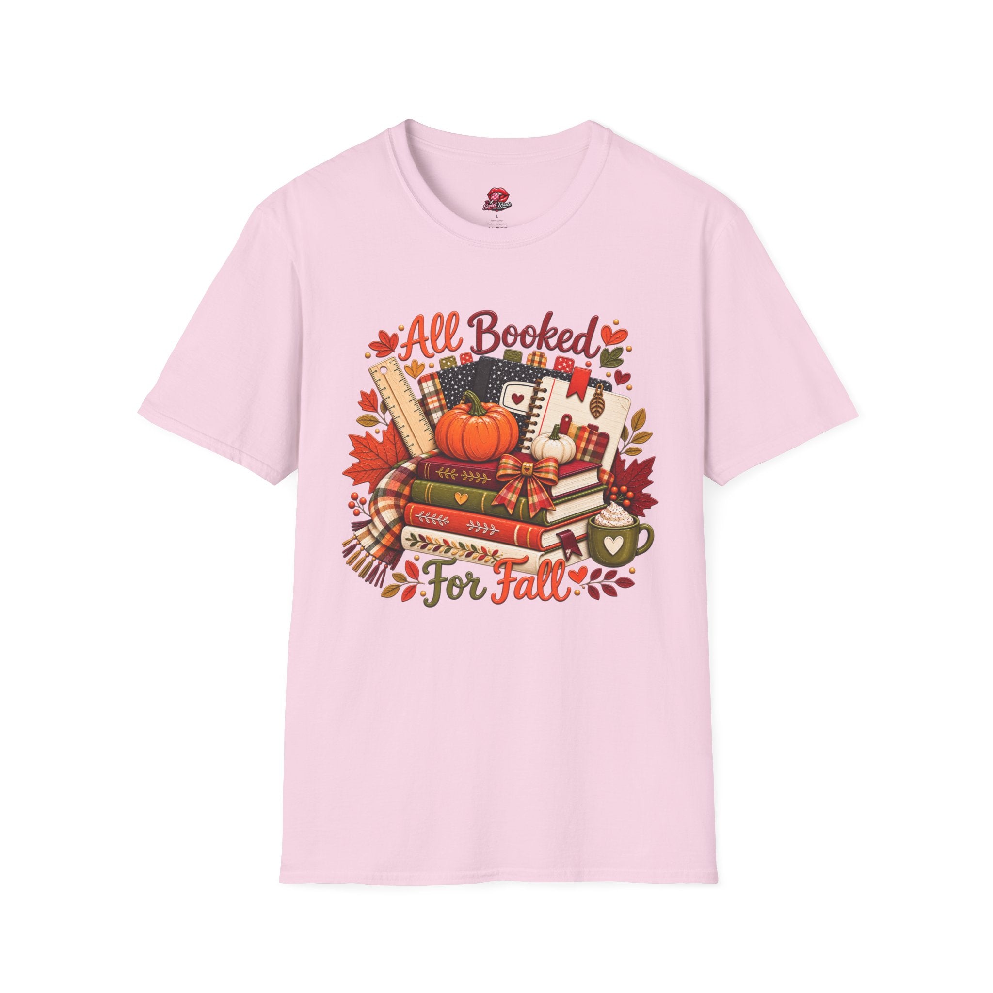 Cozy Autumn All Booked For Fall Tee