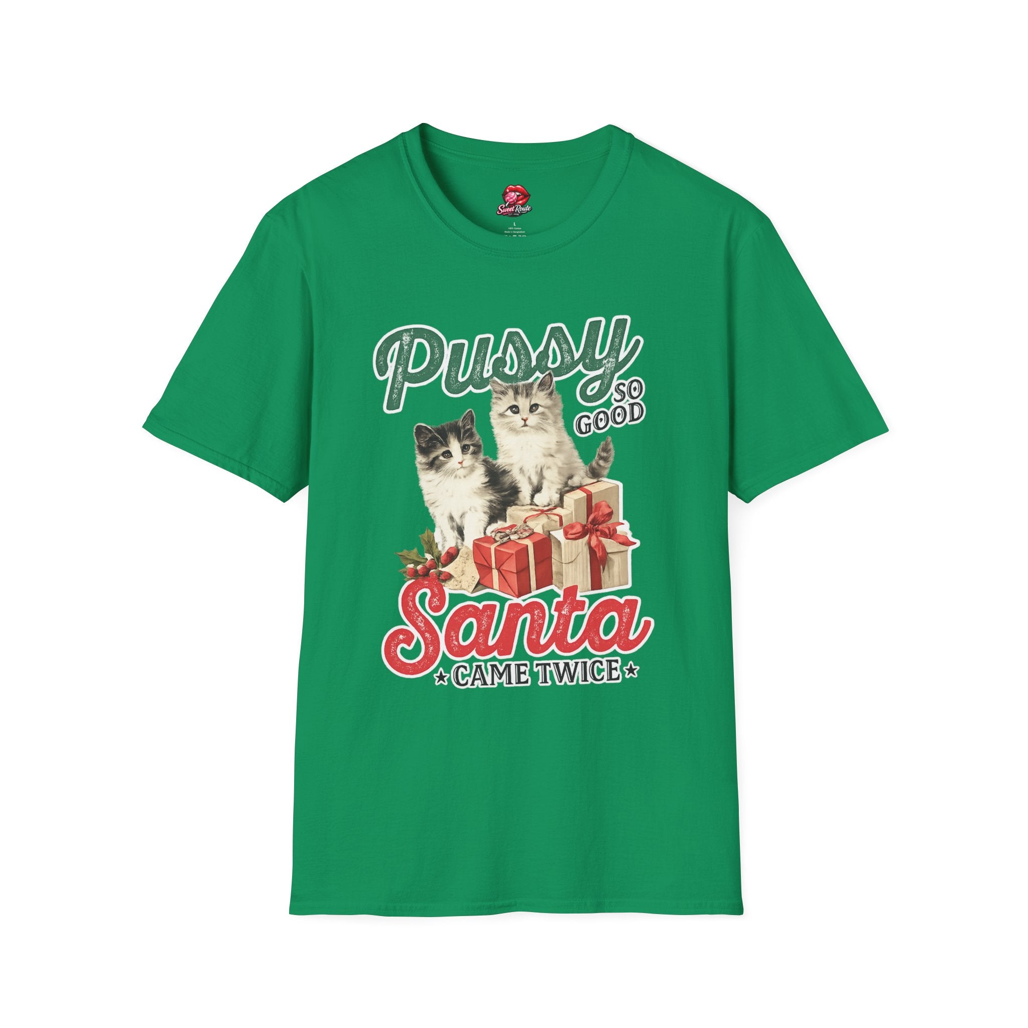 Pussy So Good kittens Santa T-Shirt
