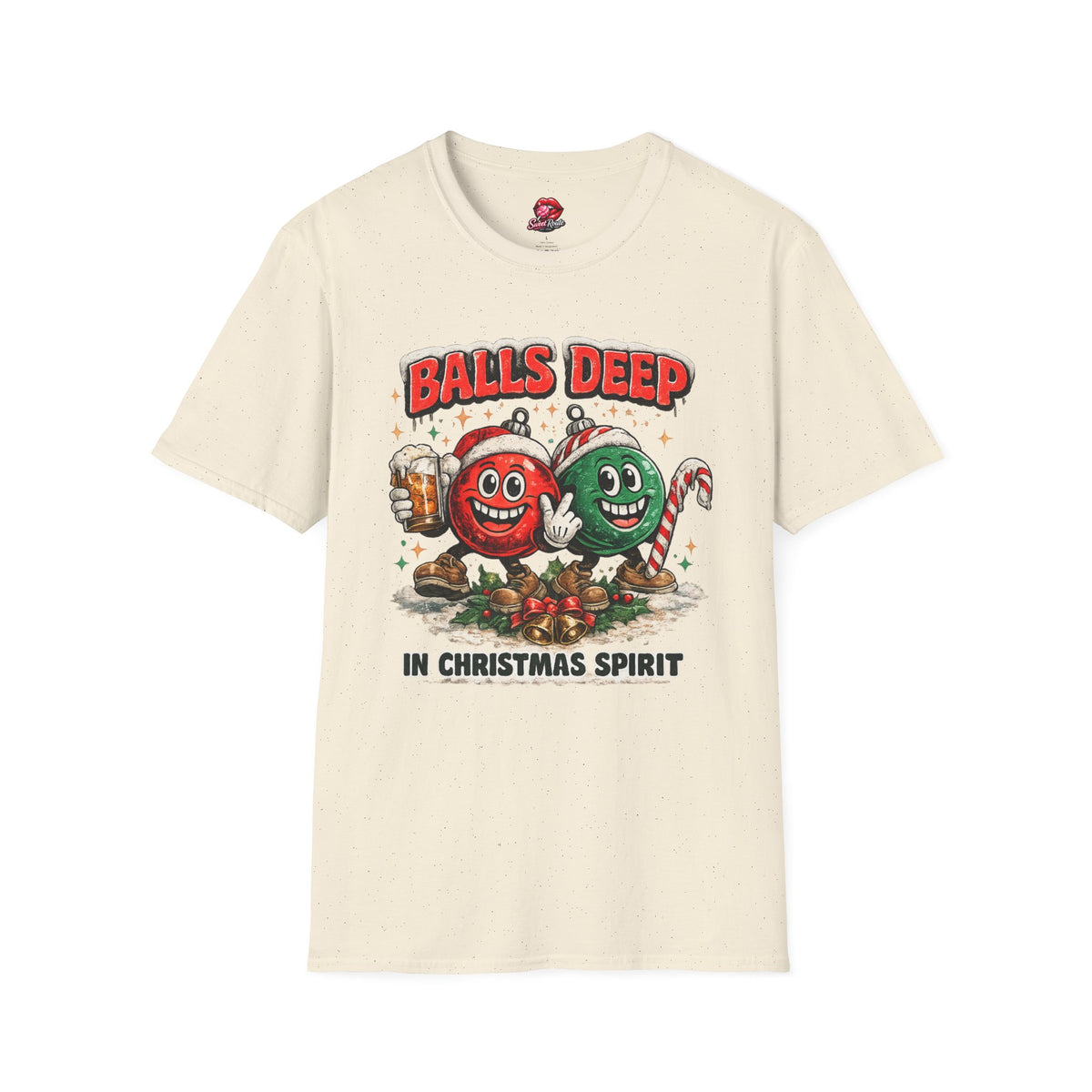 Balls Deep Christmas Ornaments T-Shirt