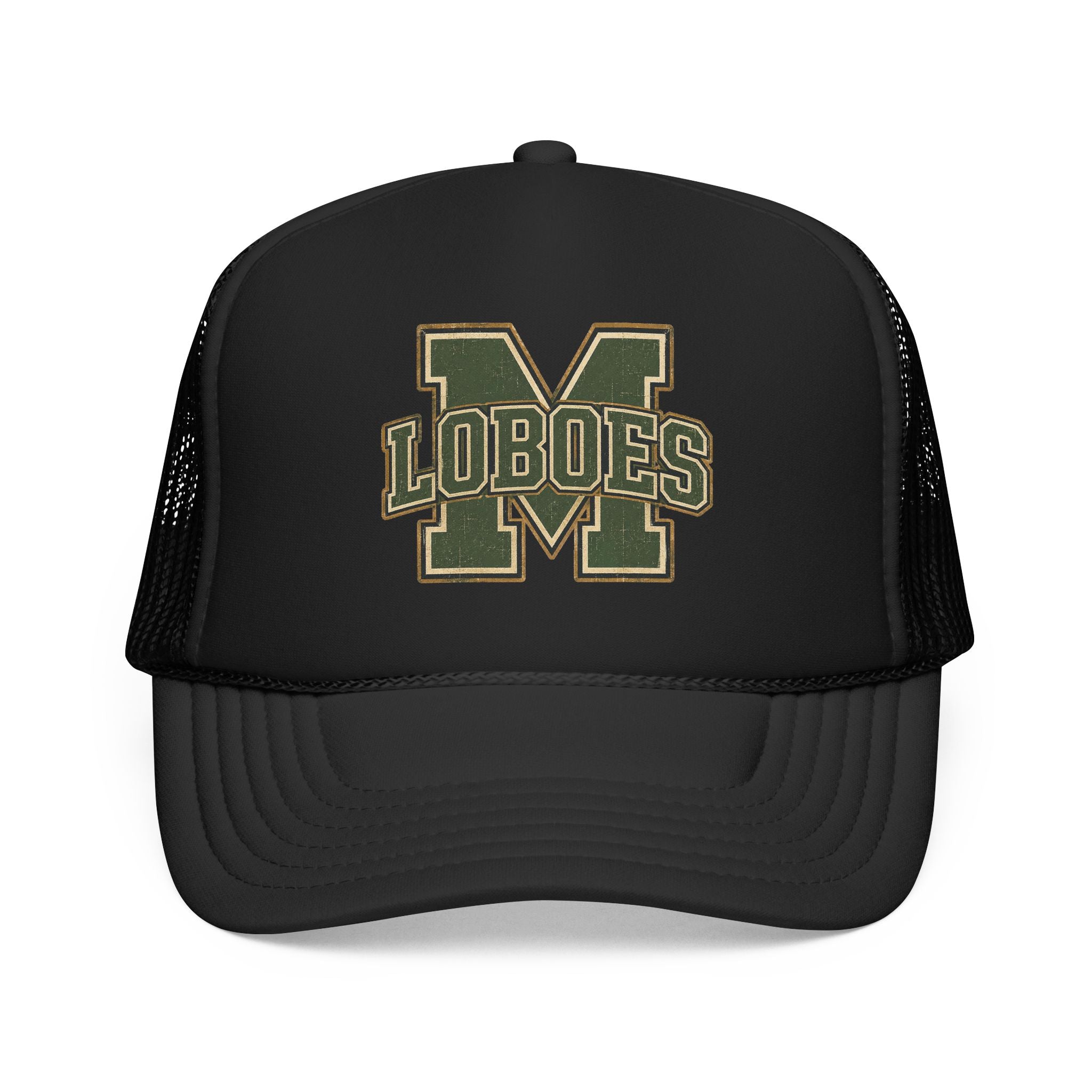 Vintage Loboes M Distressed Foam Trucker Hat