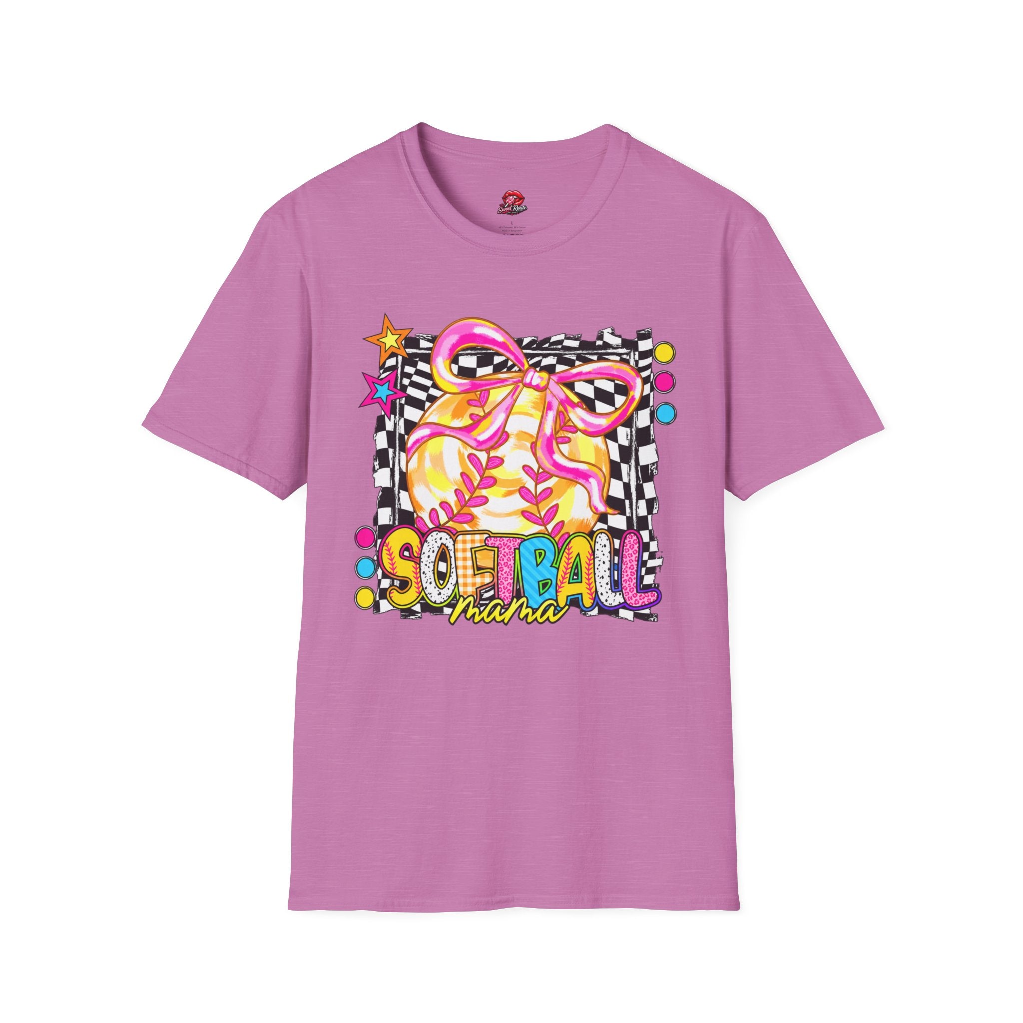 Softball Mama Bow T-Shirt