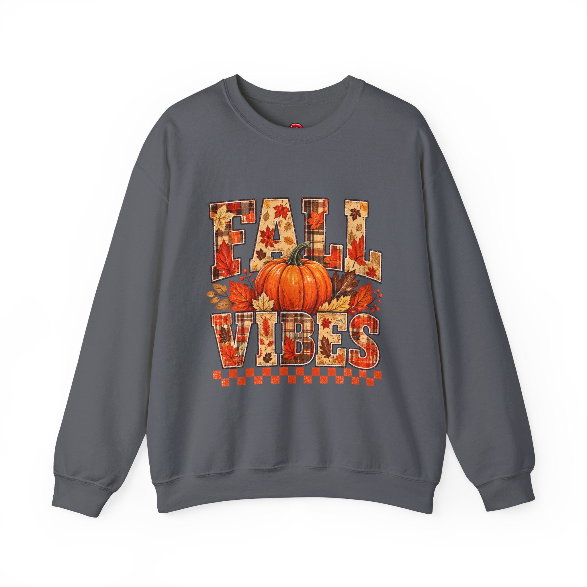 Pumpkin & Leaves Fall Vibes Crewneck