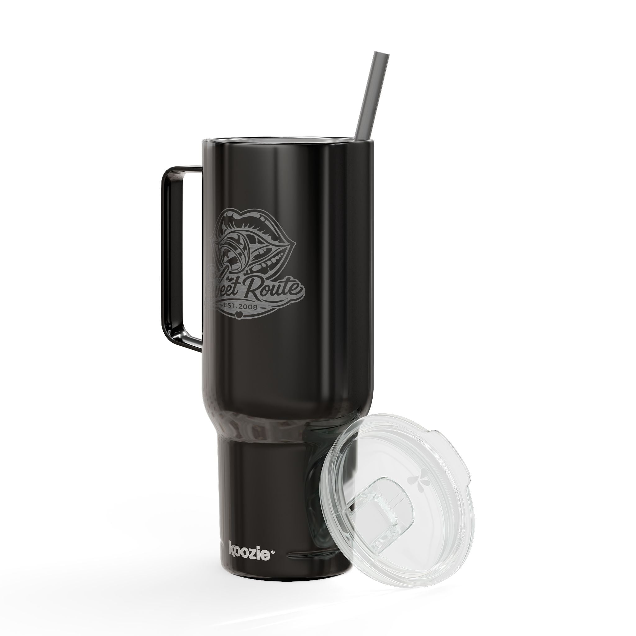 Sweet Route Insulated Tumbler with Lid, 40oz