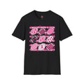 Breast Cancer Awareness Football Pattern T-Shirt