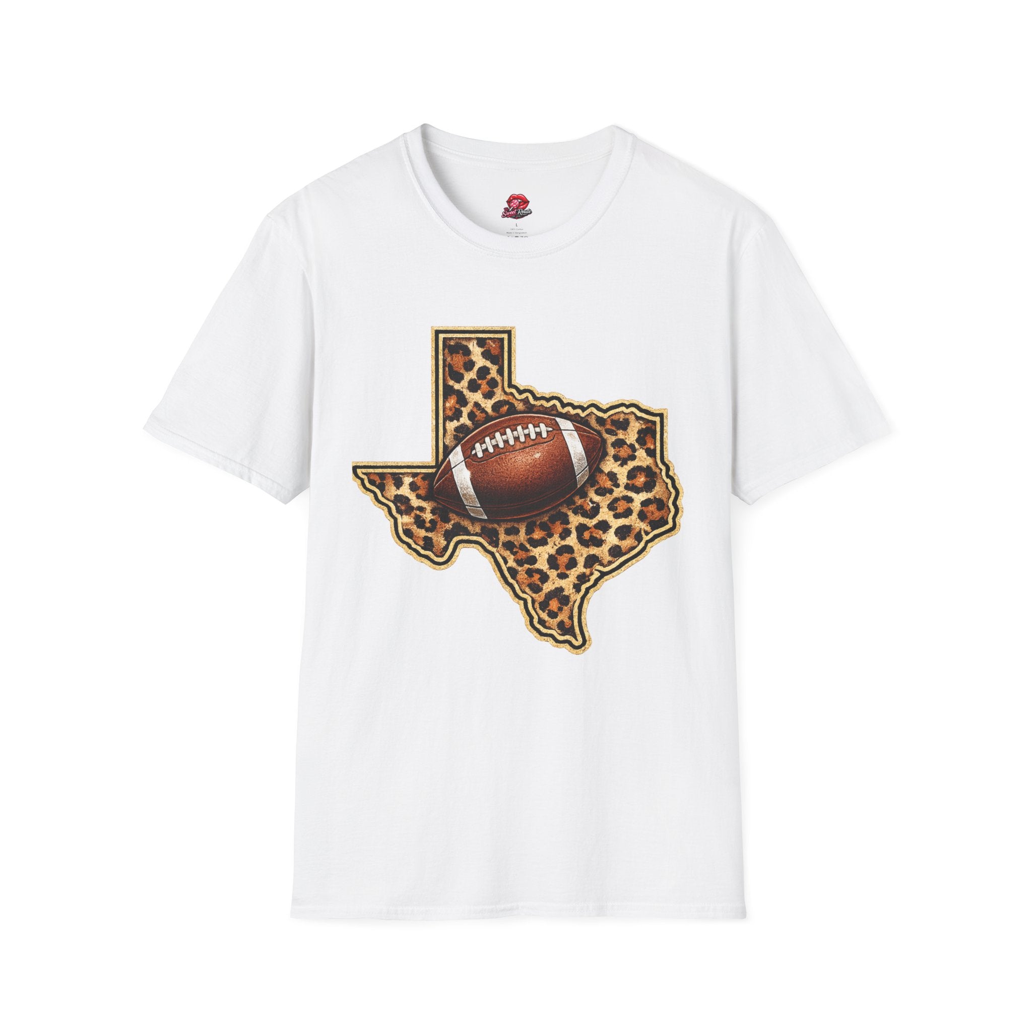 Texas Leopard Football T-Shirt