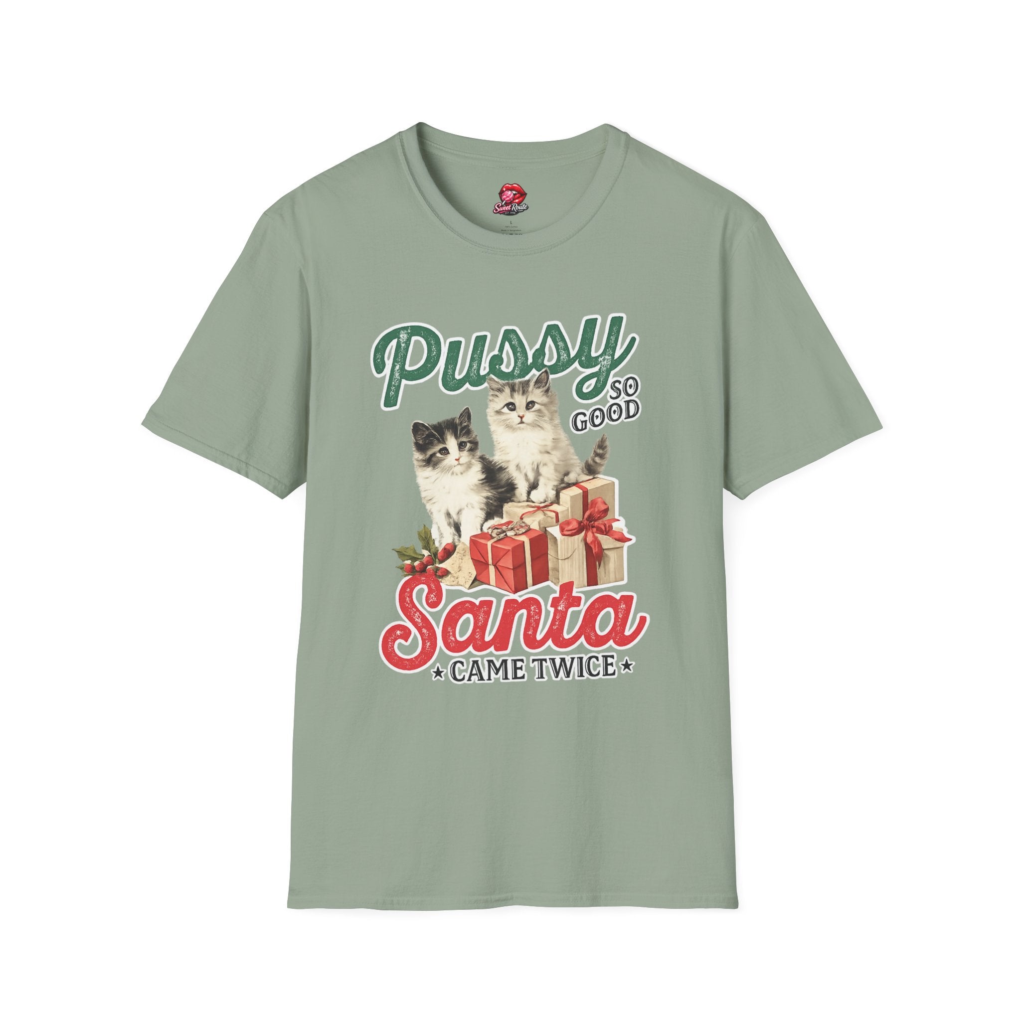Pussy So Good kittens Santa T-Shirt