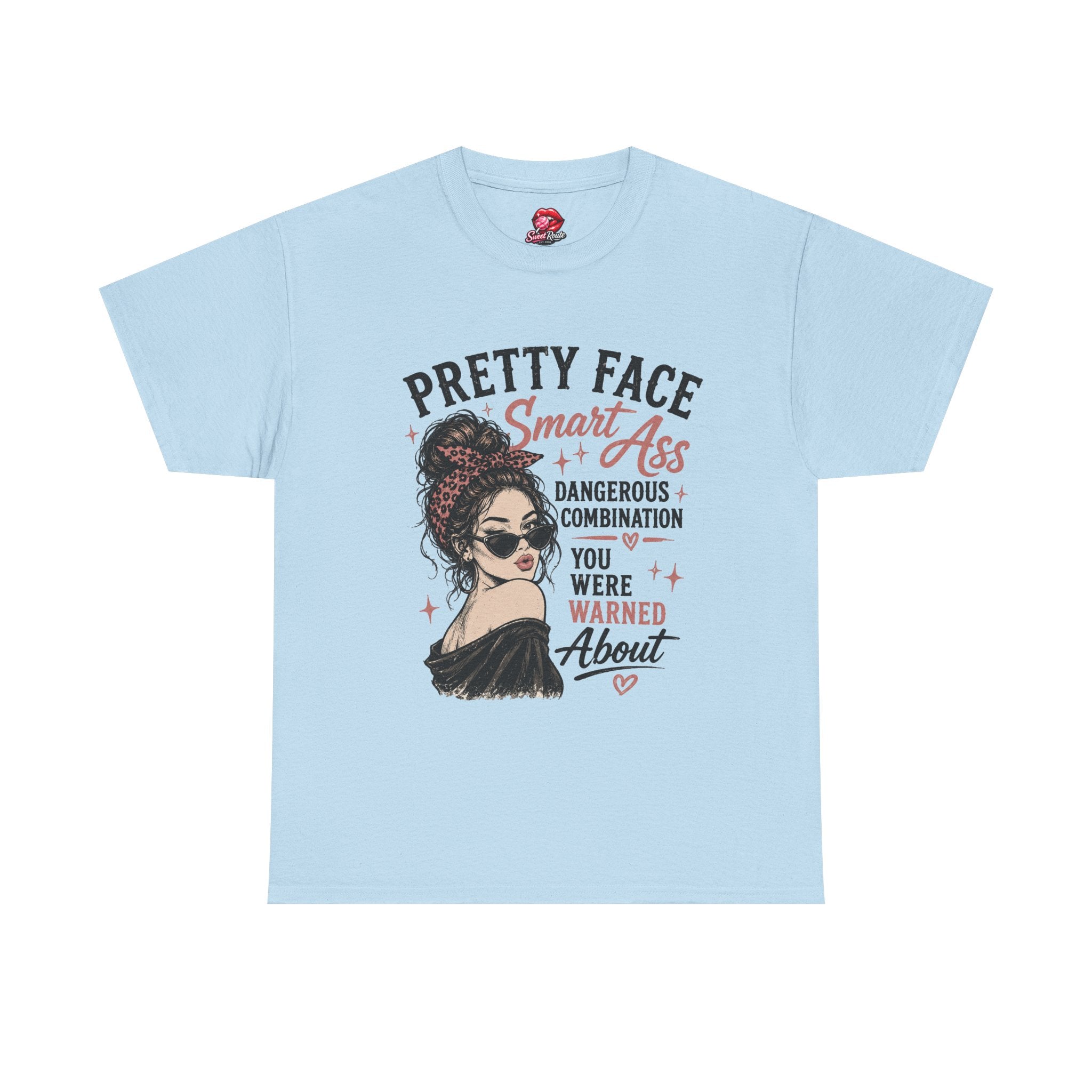 Pretty Face Smart Ass graphic tee