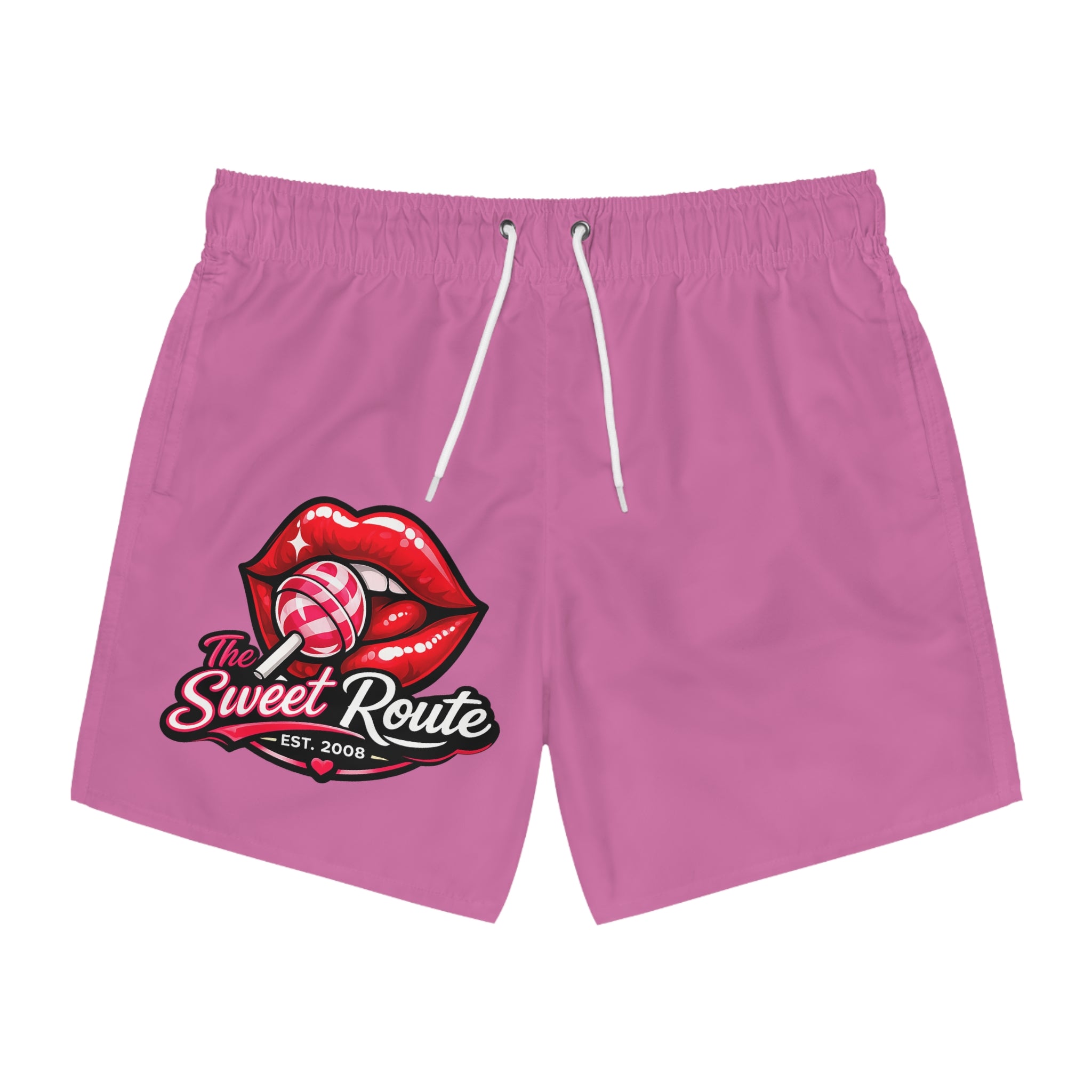 Sweet Route Logo Swim Trunks