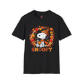 Cozy Fall Snoopy Tee with Pumpkins & Leaves