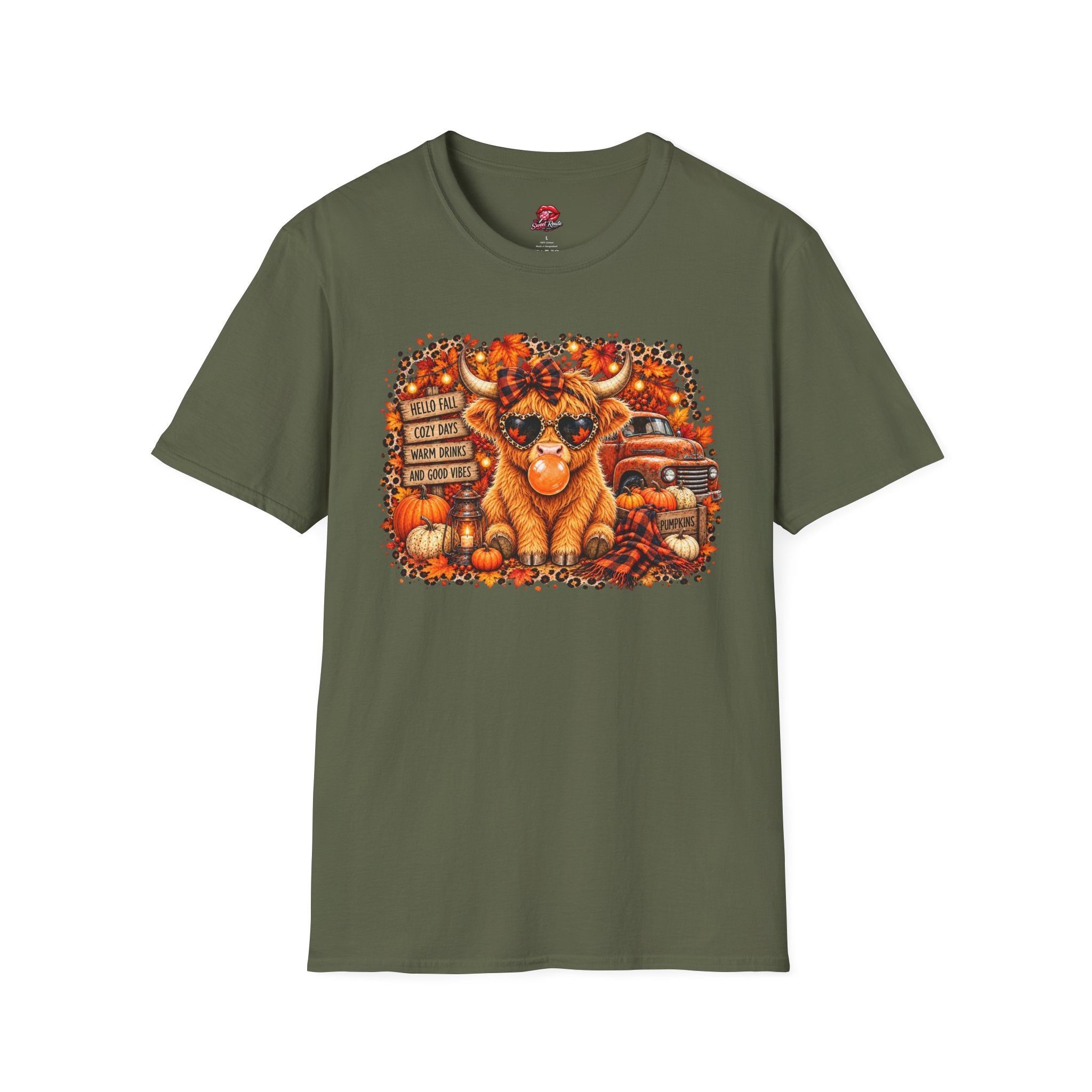 Hello Fall, Cozy Days, Warm Drinks Autumn Tee
