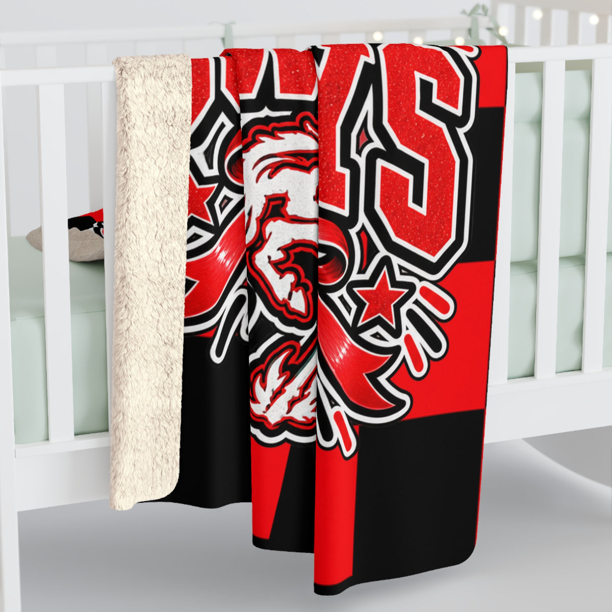 Grandfalls Royalty Cowboys Sherpa Fleece Blanket